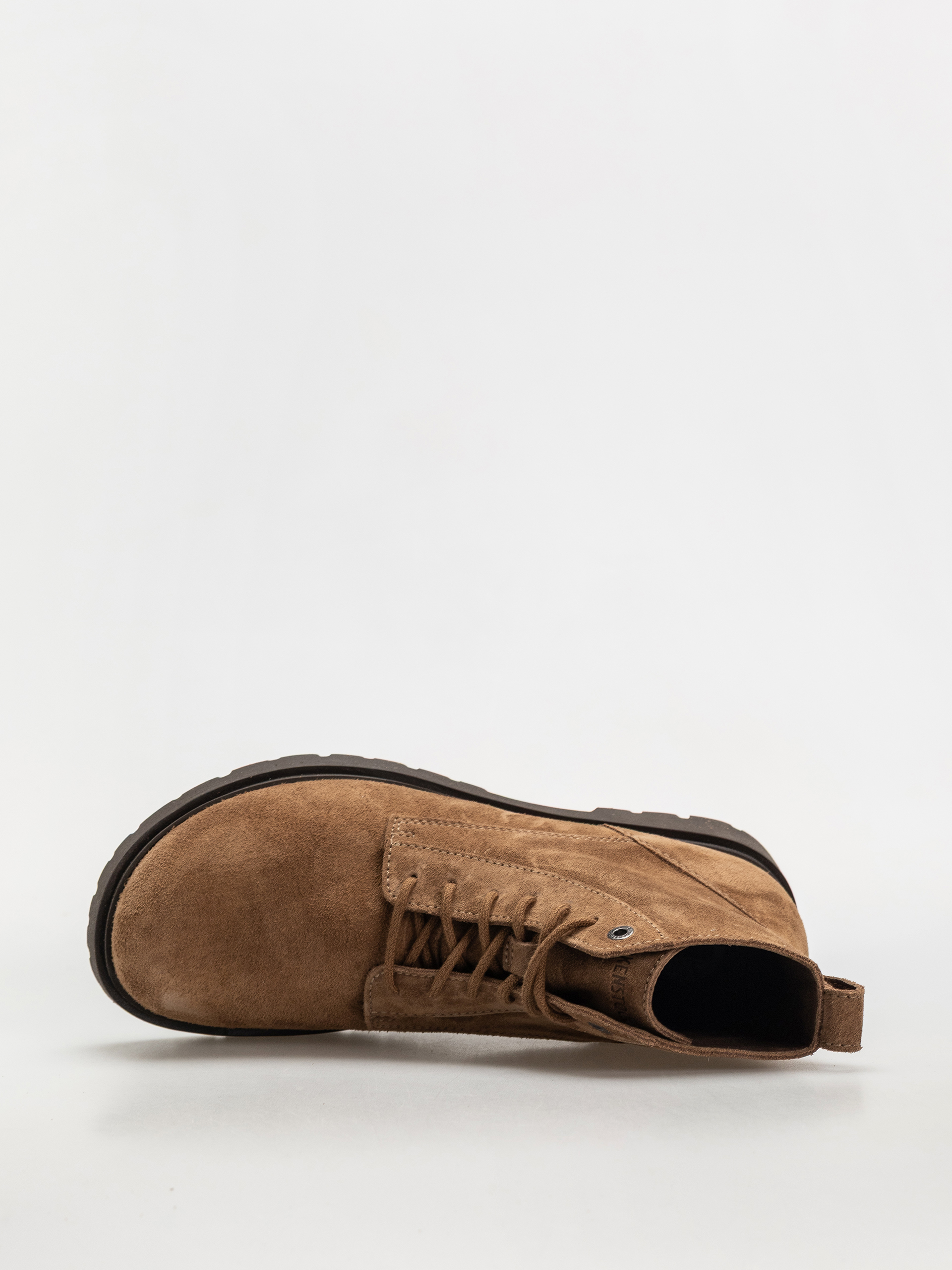 Boty Birkenstock Highwood Lace Mid Suede Leather Regular (dark tea)