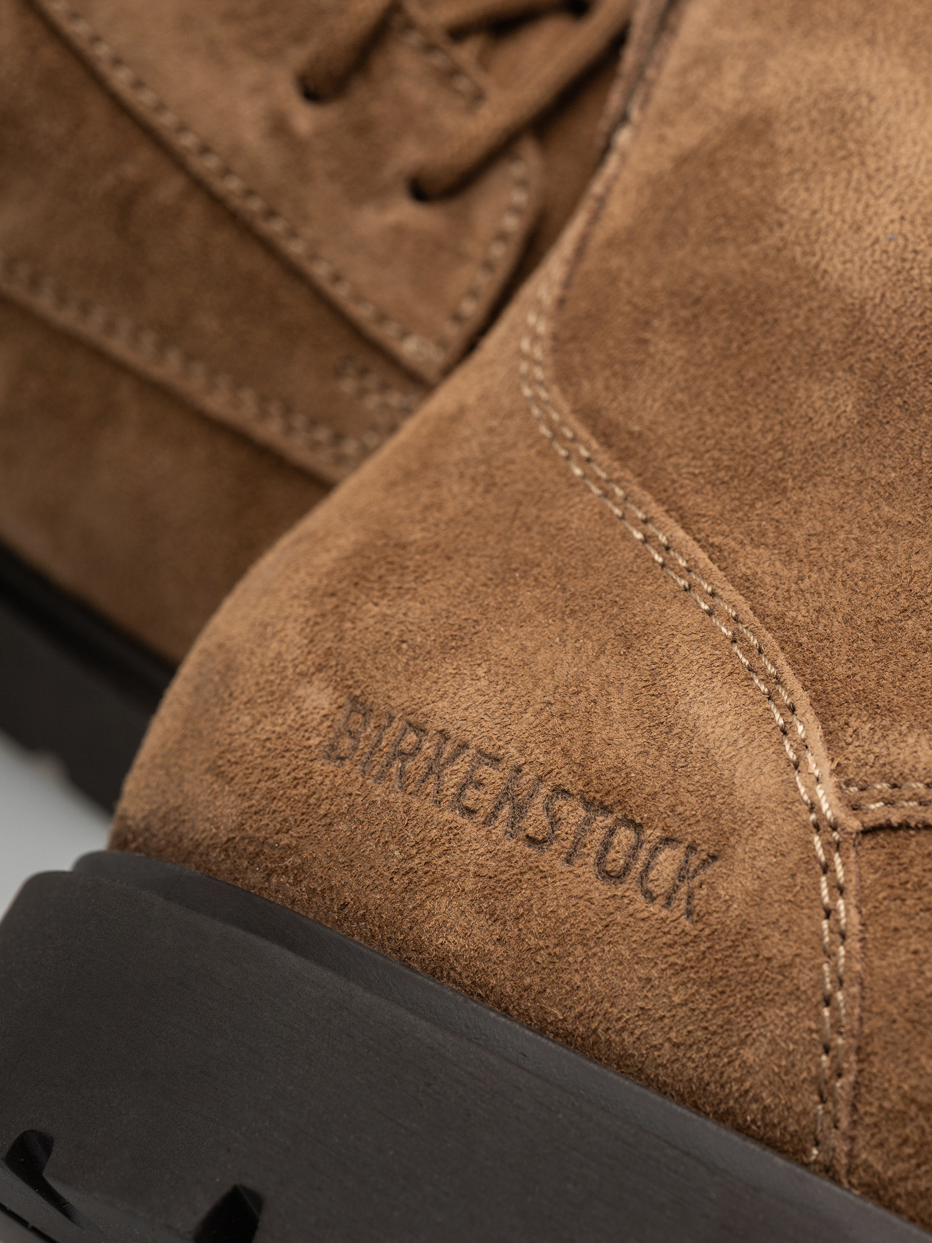 Boty Birkenstock Highwood Lace Mid Suede Leather Regular (dark tea)