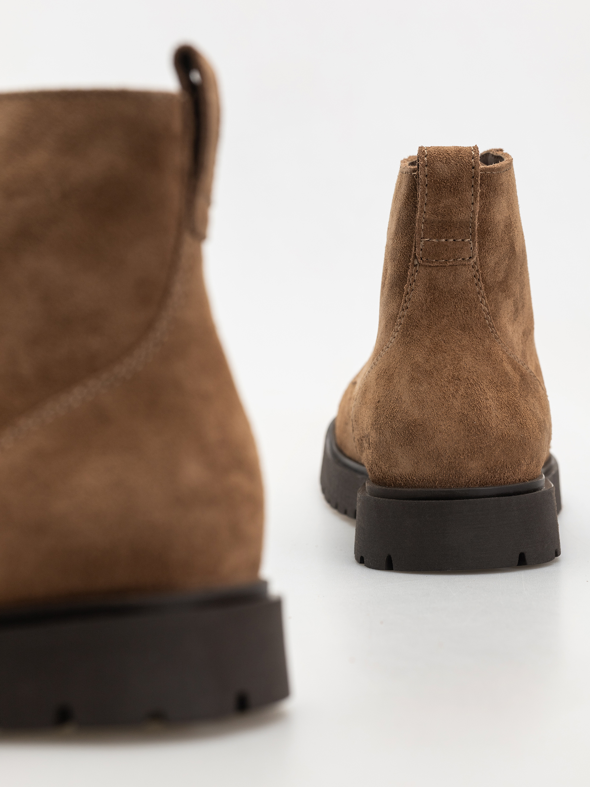 Boty Birkenstock Highwood Lace Mid Suede Leather Regular (dark tea)