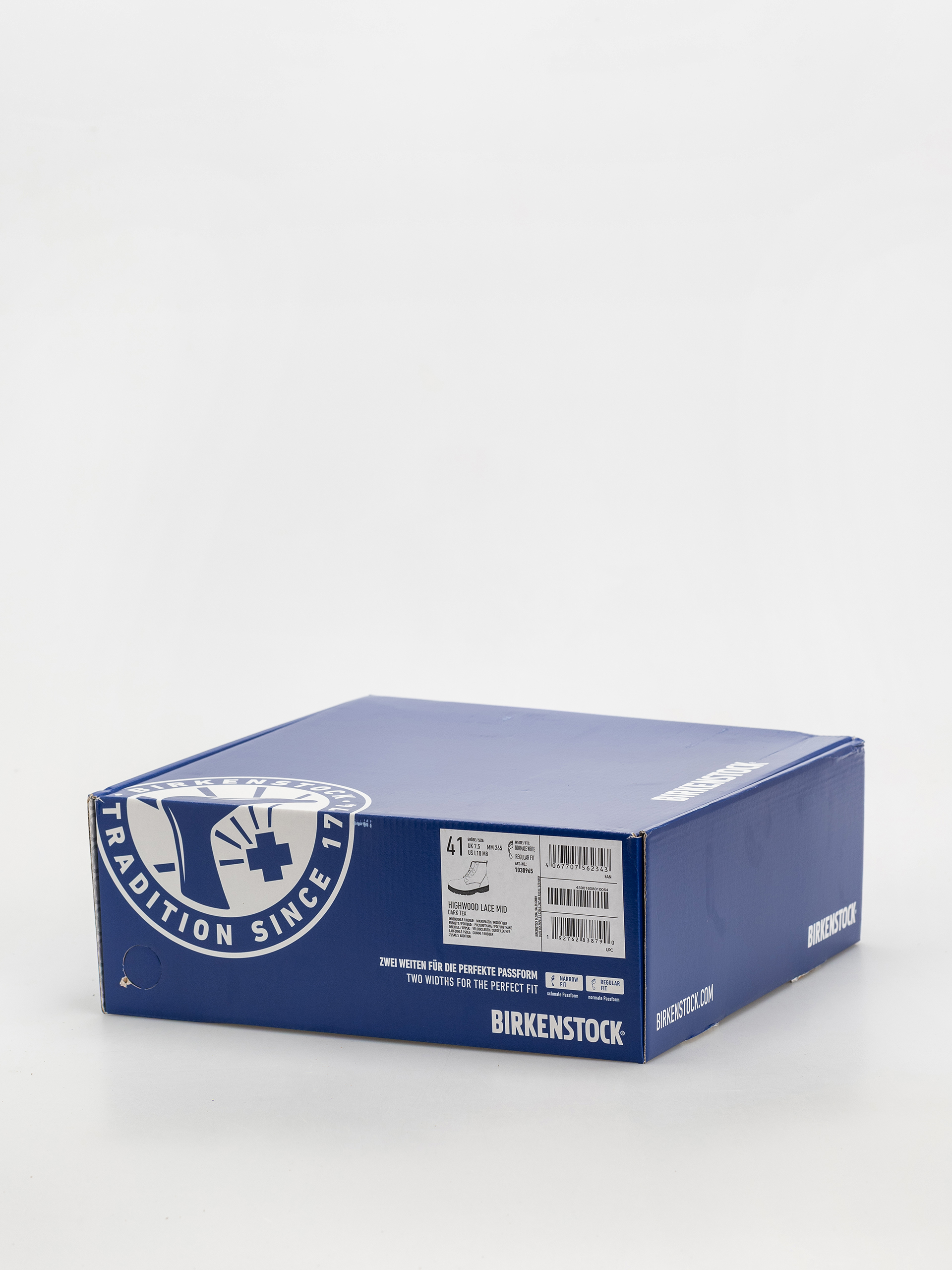 Boty Birkenstock Highwood Lace Mid Suede Leather Regular (dark tea)