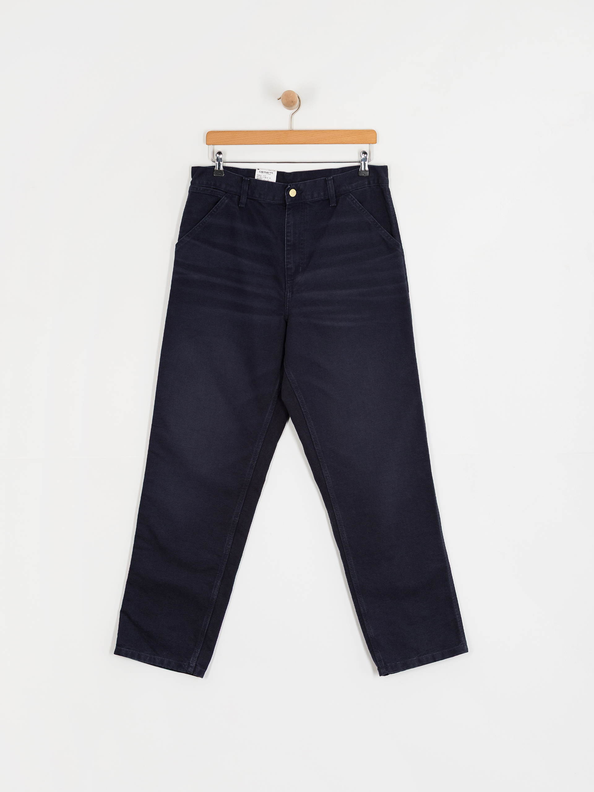 Kalhoty Carhartt WIP Simple (dark navy/stone canvas)