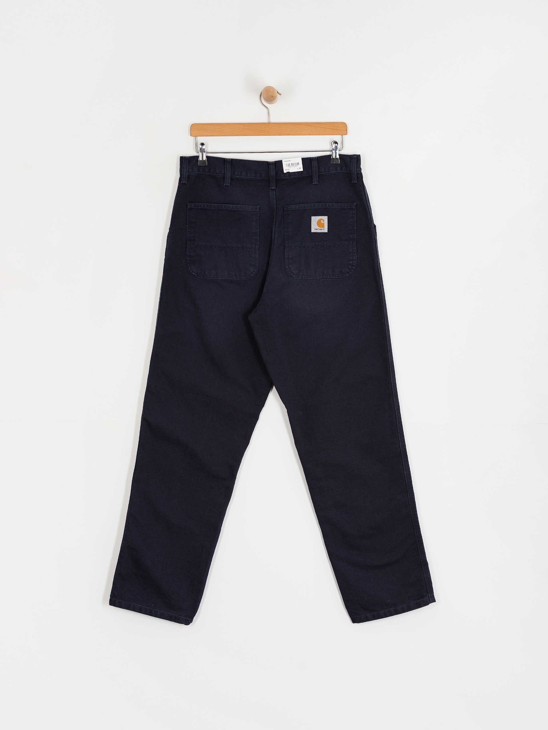 Kalhoty Carhartt WIP Simple (dark navy/stone canvas)