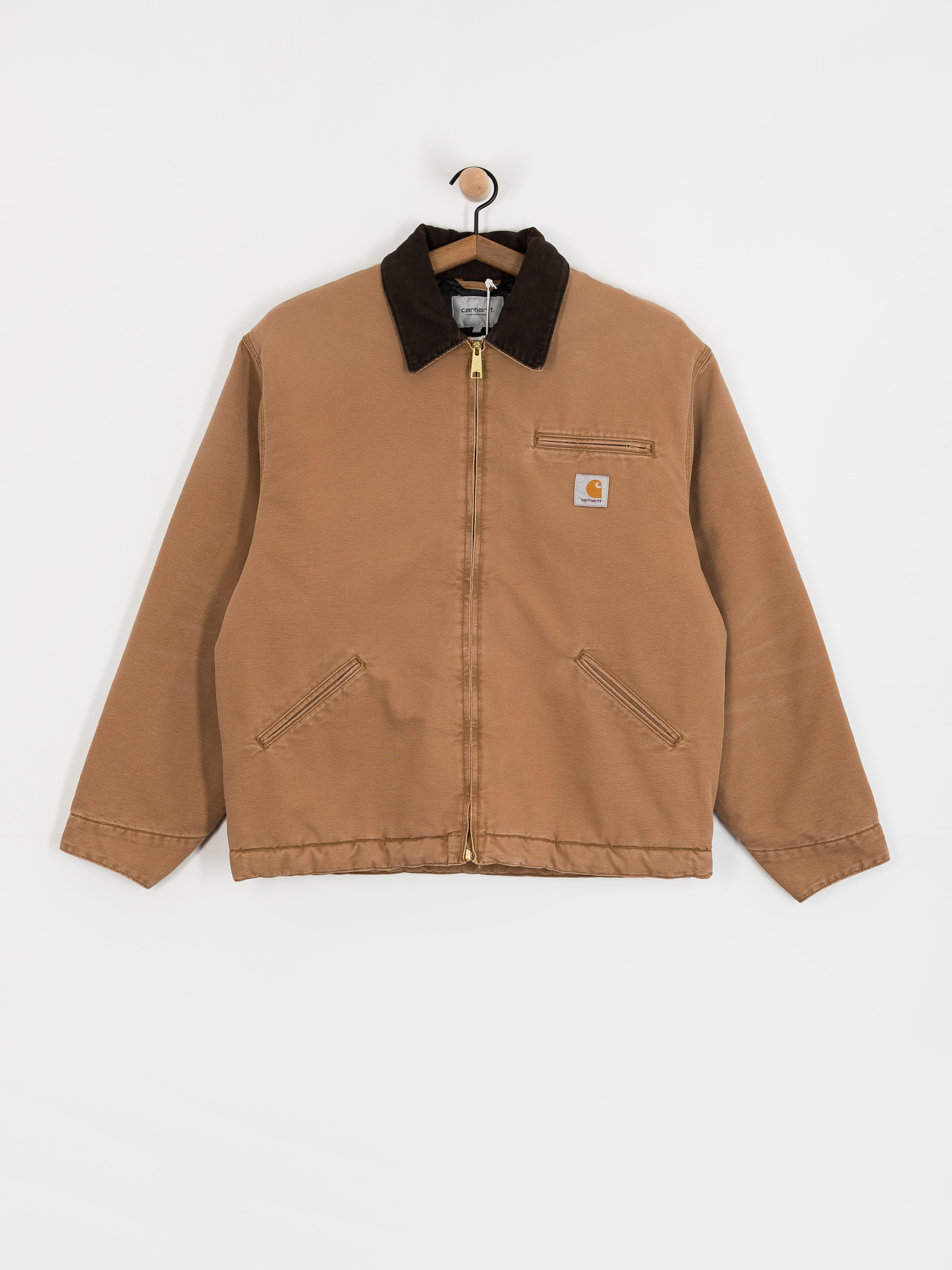 Bunda Carhartt WIP OG Detroit (hamilton brown/tobacco/stone canvas)