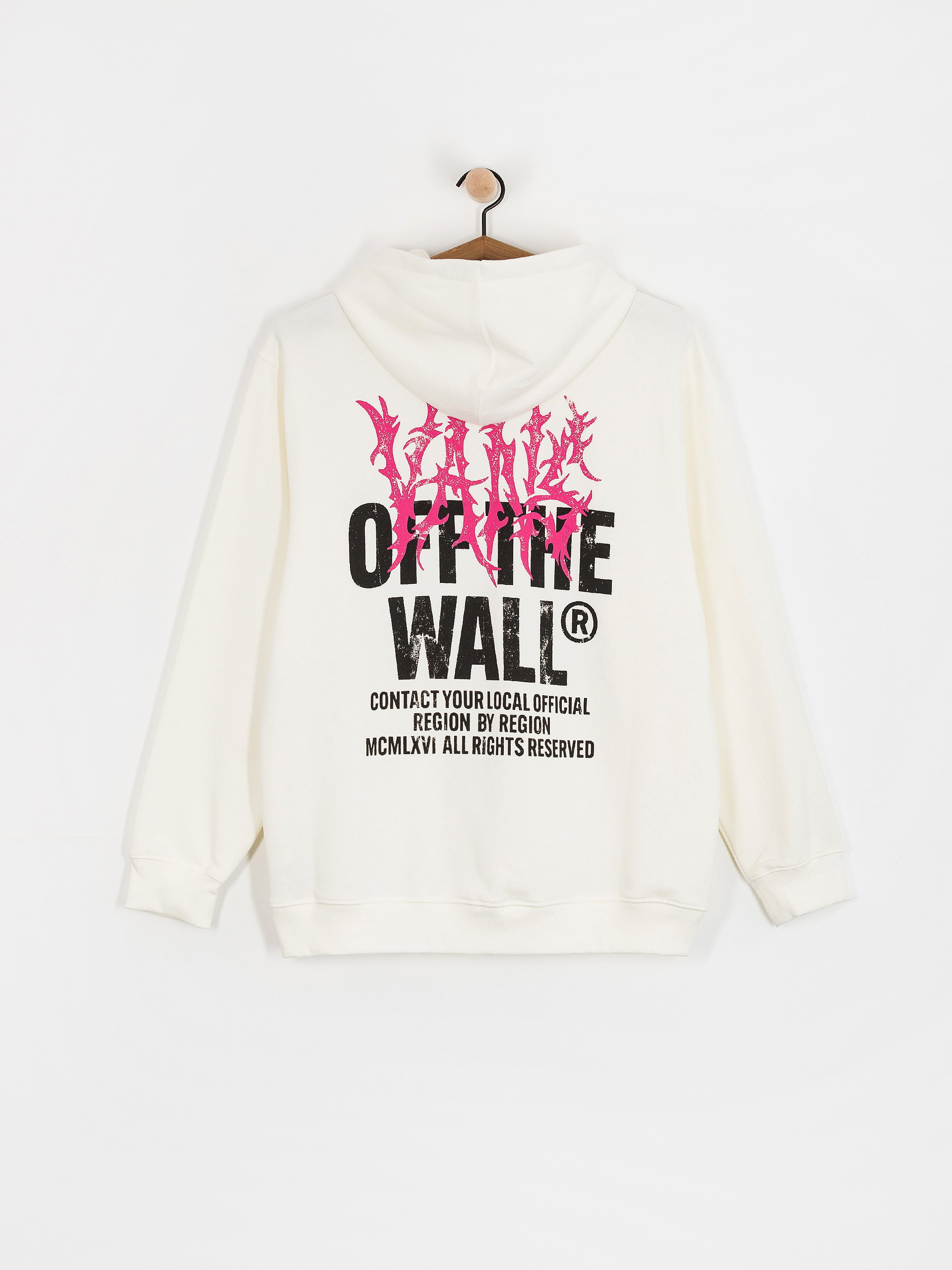 Mikina Vans Metal Wall Full Zip (mountain essentials marshmallow)
