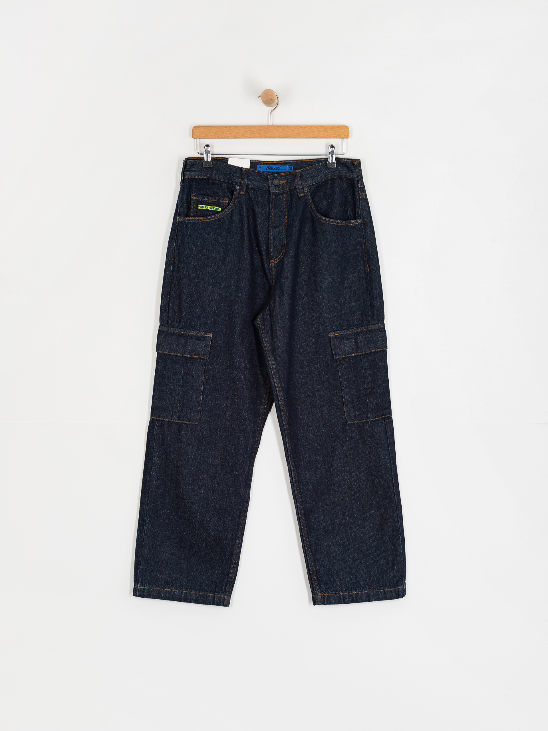 Kalhoty DC Worker Baggy Denim Cargo (dark denim)