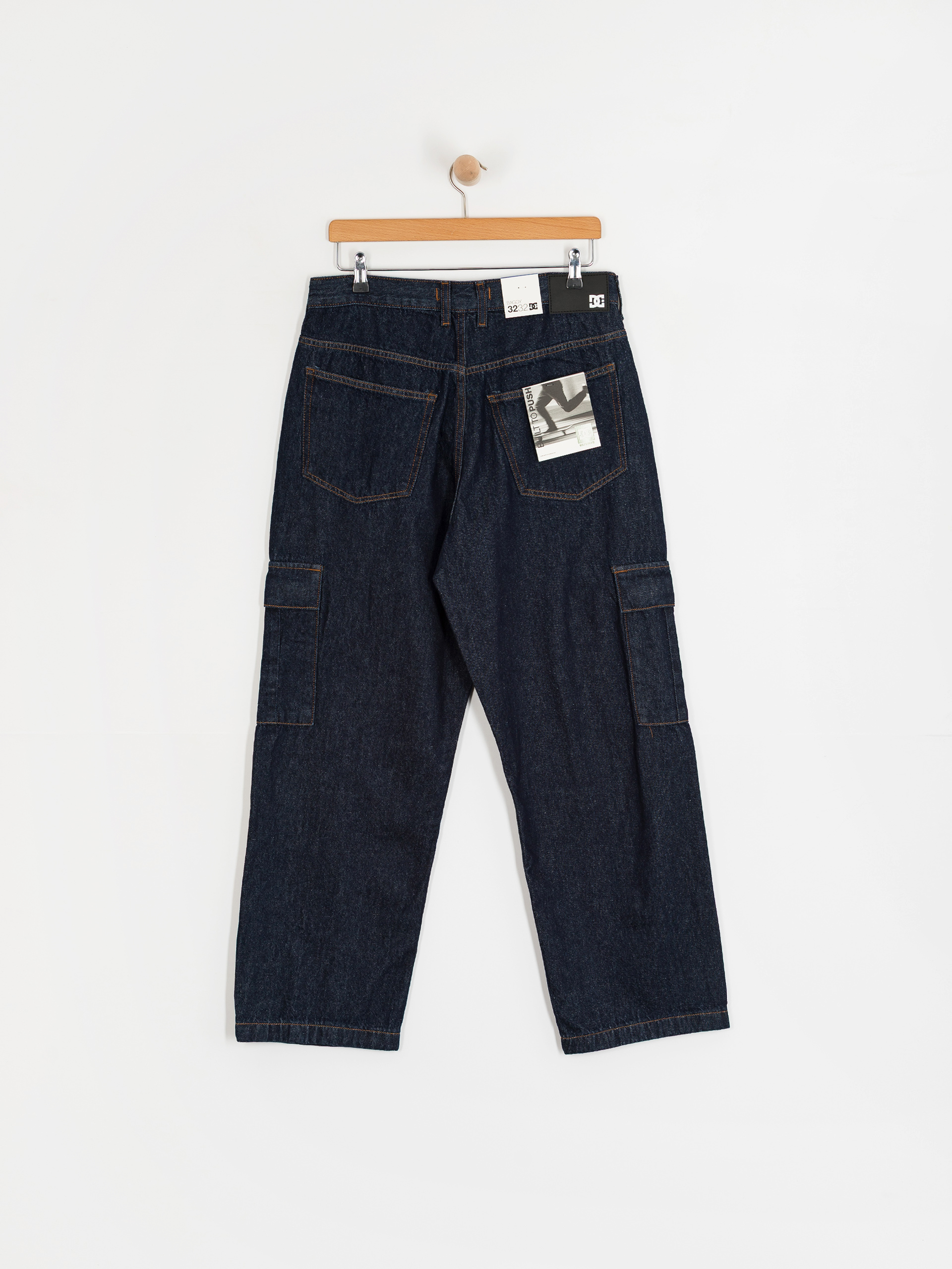 Kalhoty DC Worker Baggy Denim Cargo (dark denim)