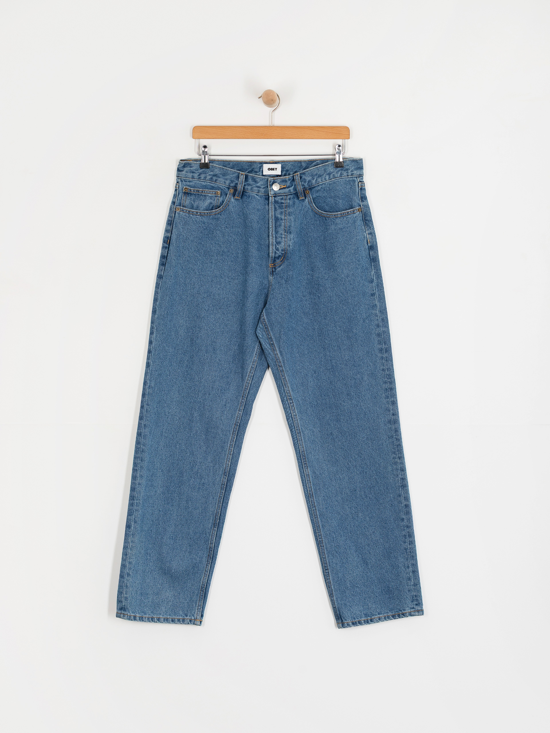 Kalhoty OBEY Hardwork Denim (light indigo)