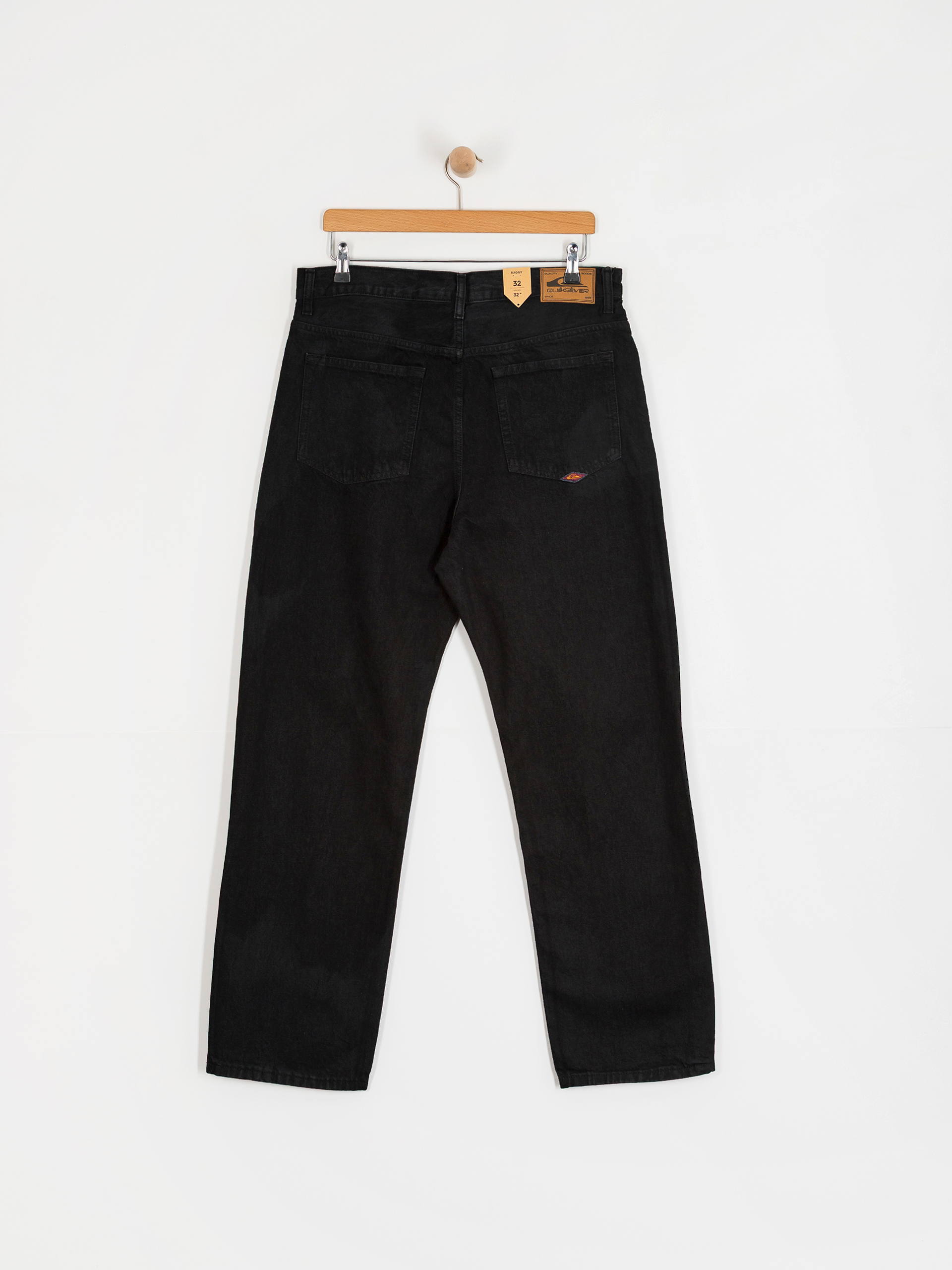 Kalhoty Quiksilver Baggy Denim (black)