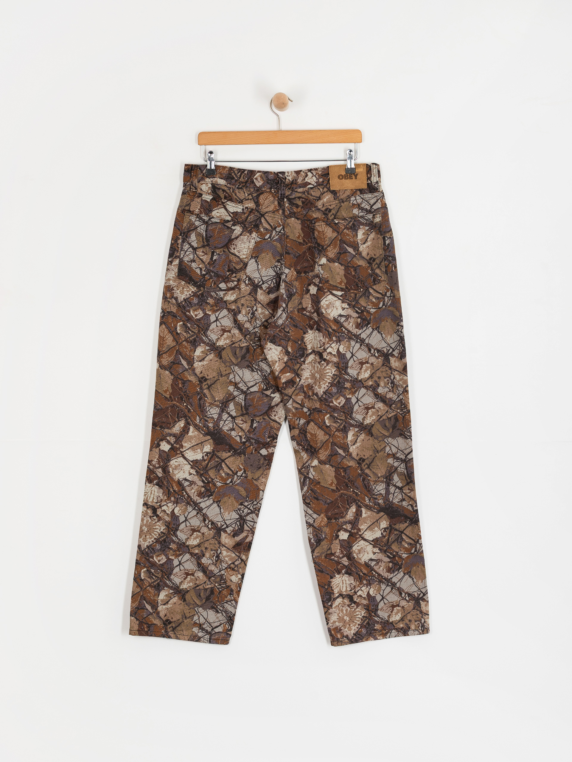 Kalhoty OBEY Classic Baggy Denim (fence camo multi)