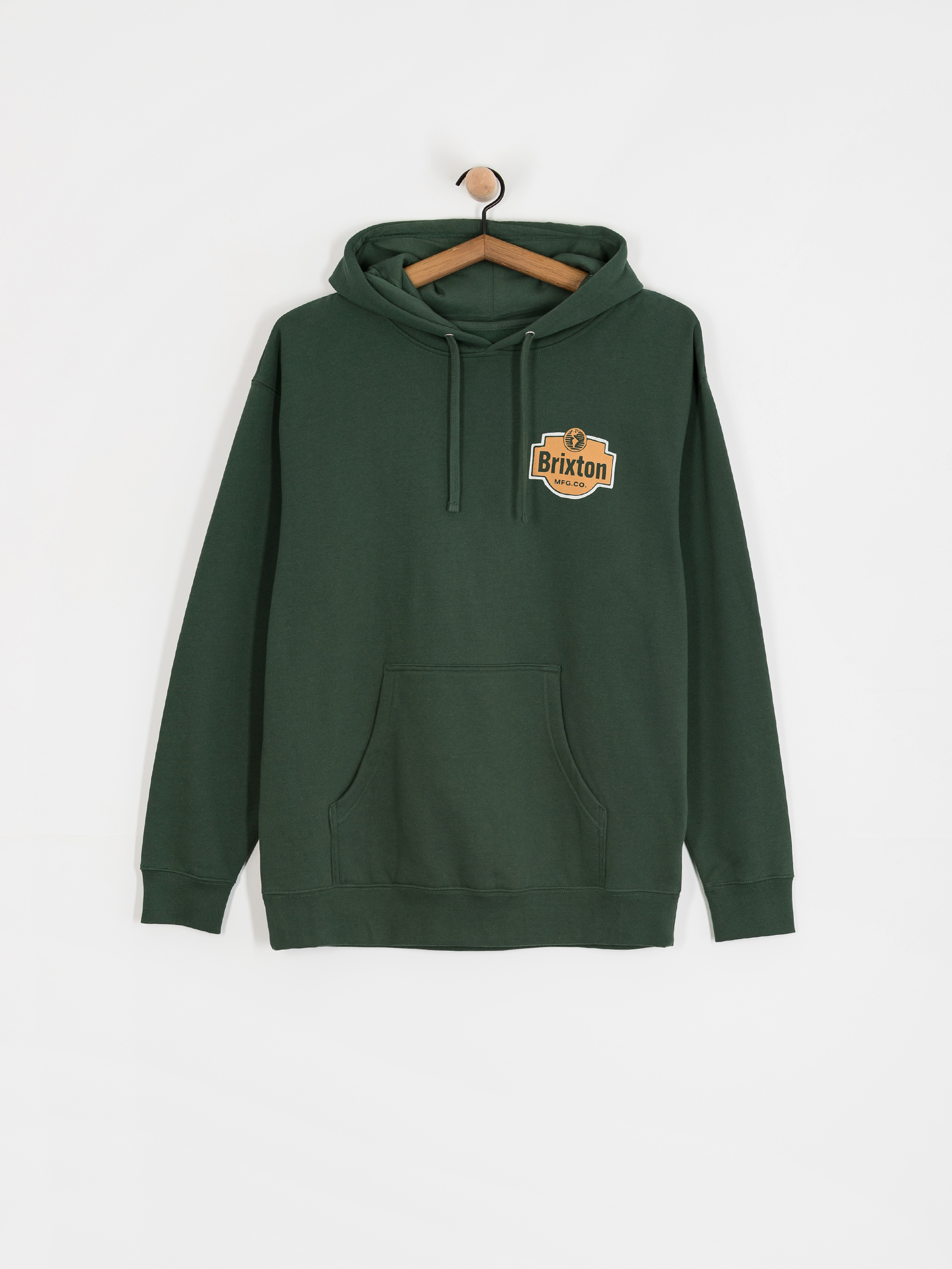 Mikina s kapucí Brixton Genuine Quality HD (night sage)