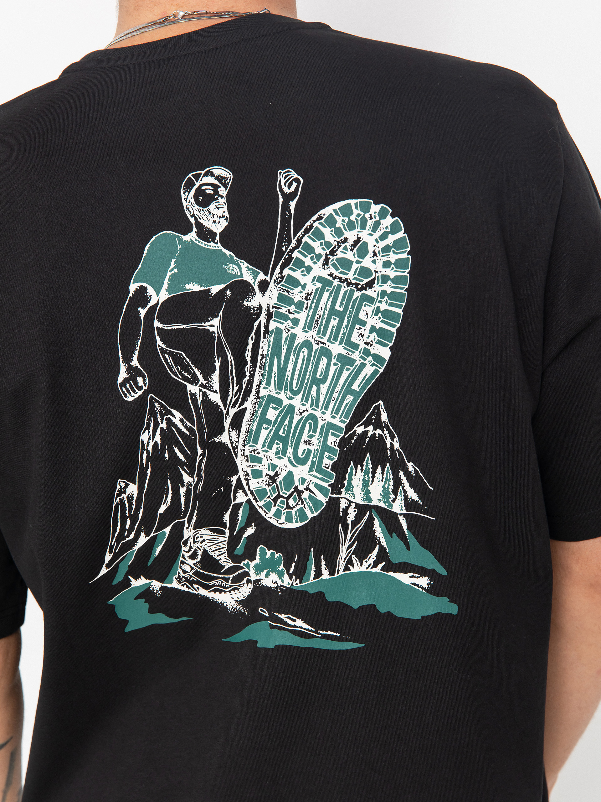 Tričko The North Face Hke Backpack Relaxed (tnf black)