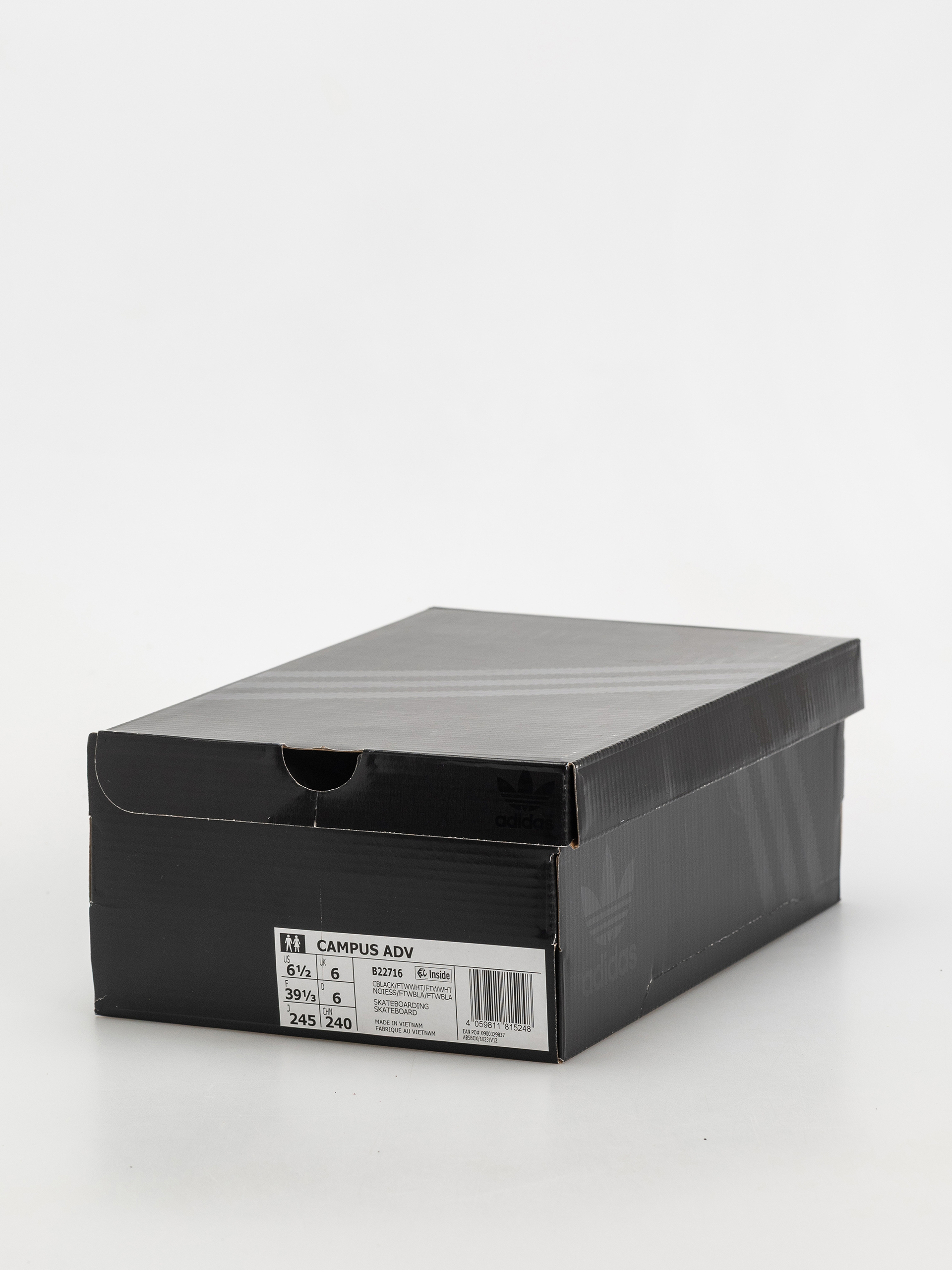 Boty adidas Campus Adv (core black/ftwr white/ftwr white)