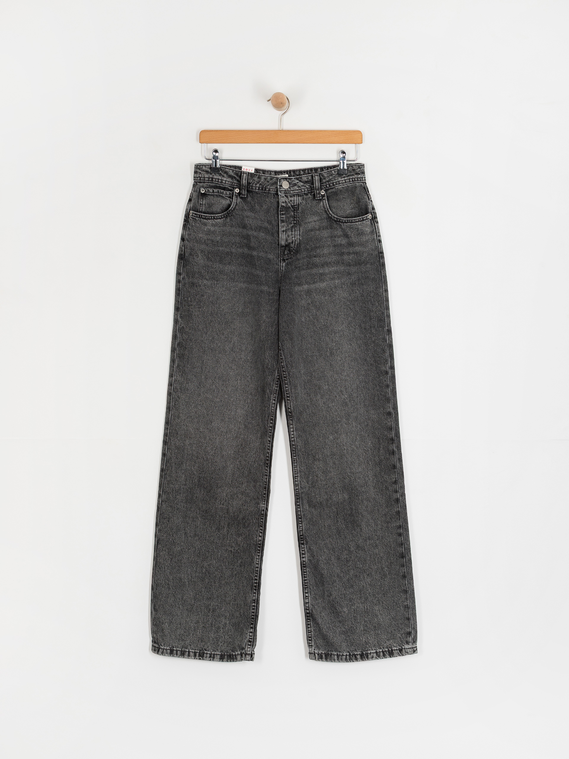 Kalhoty Roxy Milla Wide Leg Regular Mid Gr Wmn (mid grey)