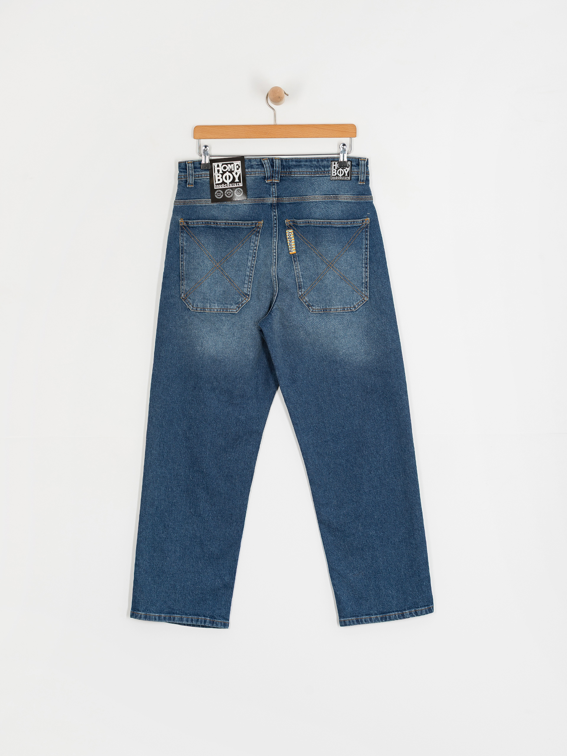 Kalhoty Homeboy X Tra Baggy Wiskers Denim (vintage blue)