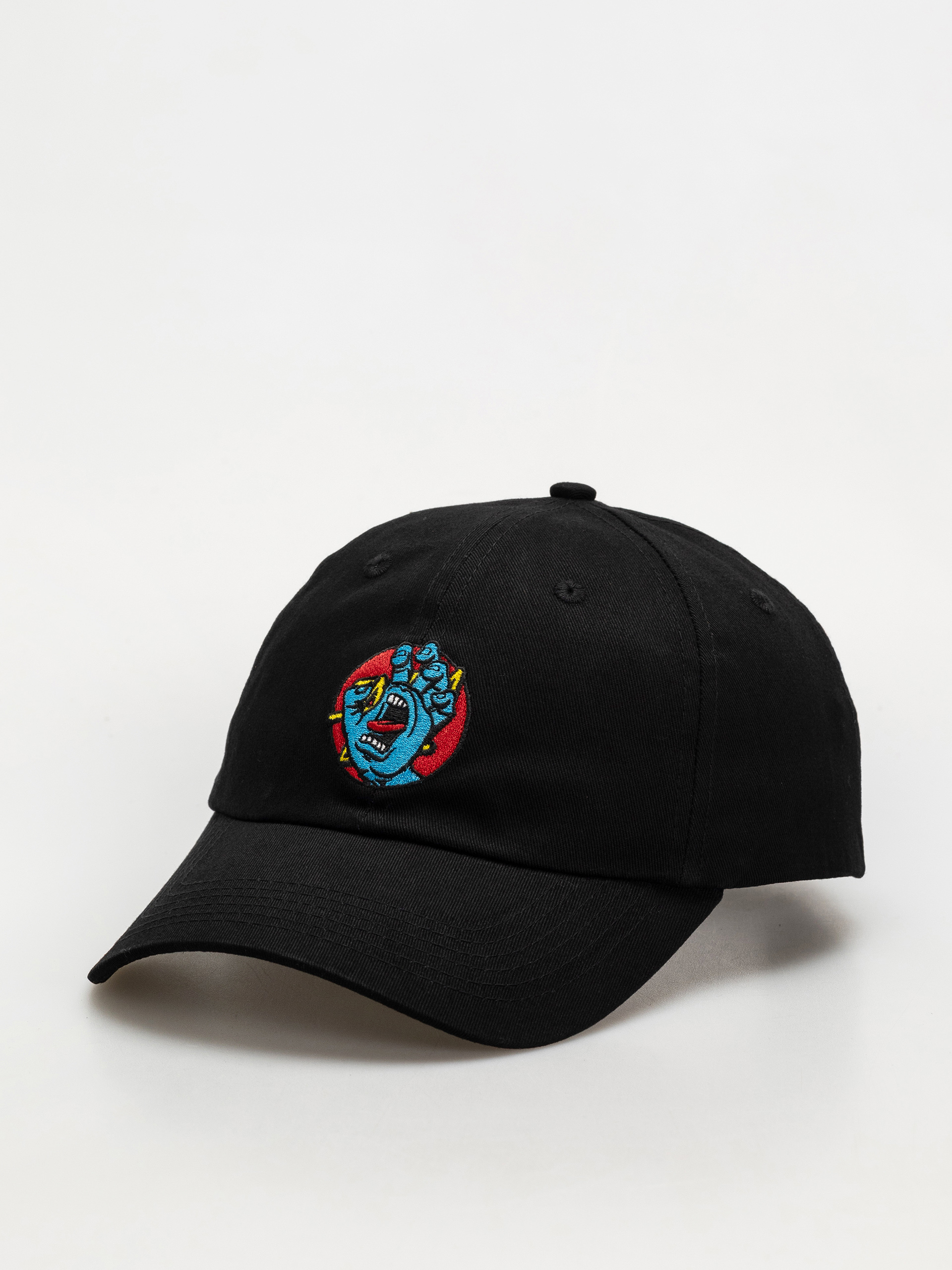 Kšiltovka  Santa Cruz Hand Dot Cap (black)
