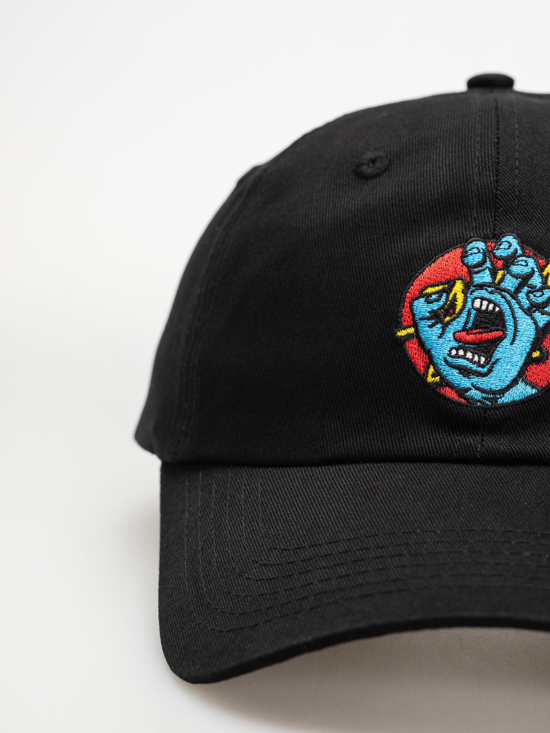 Kšiltovka  Santa Cruz Hand Dot Cap (black)