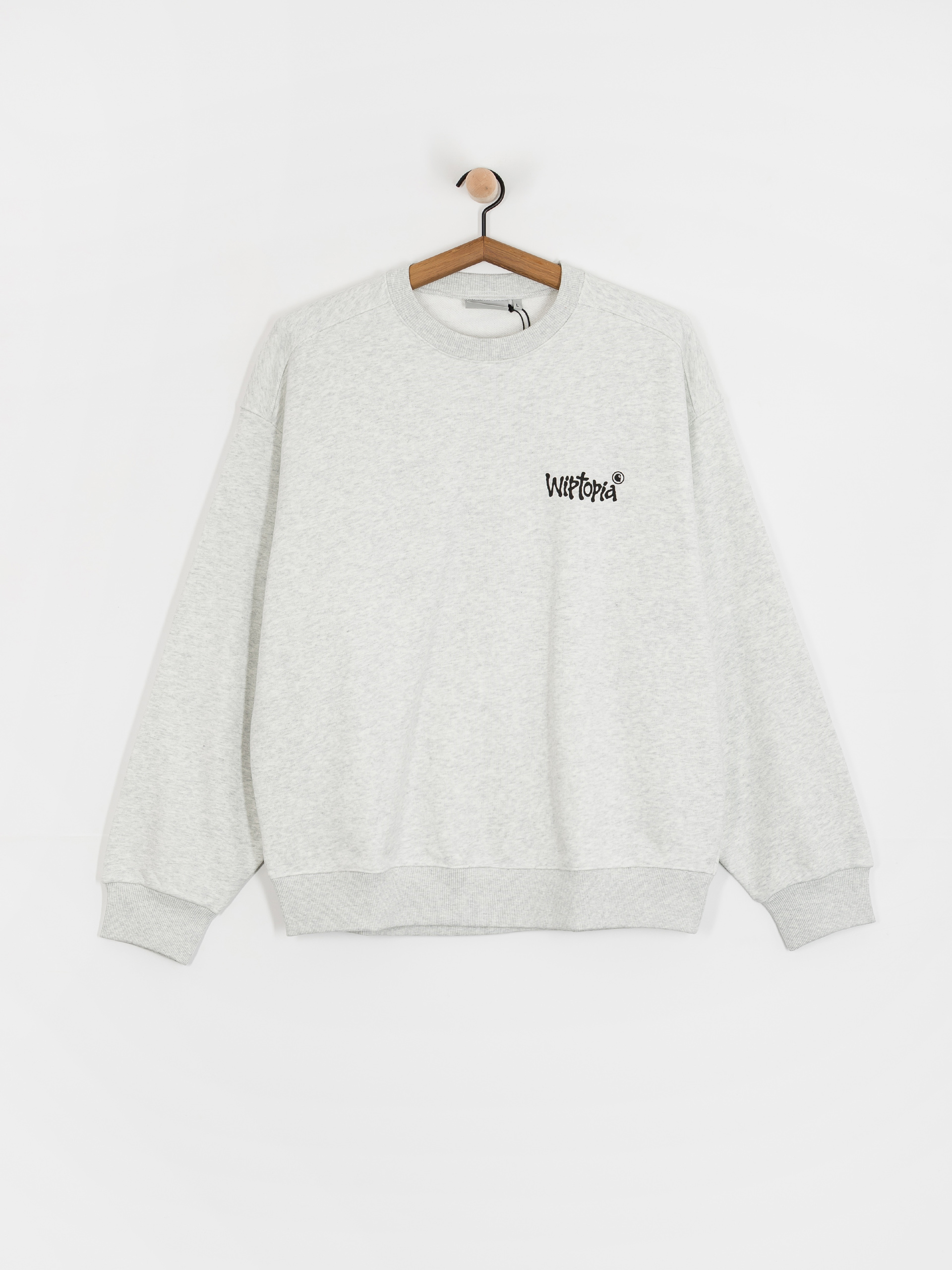 Mikina Carhartt WIP Wiptopia (ash heather)