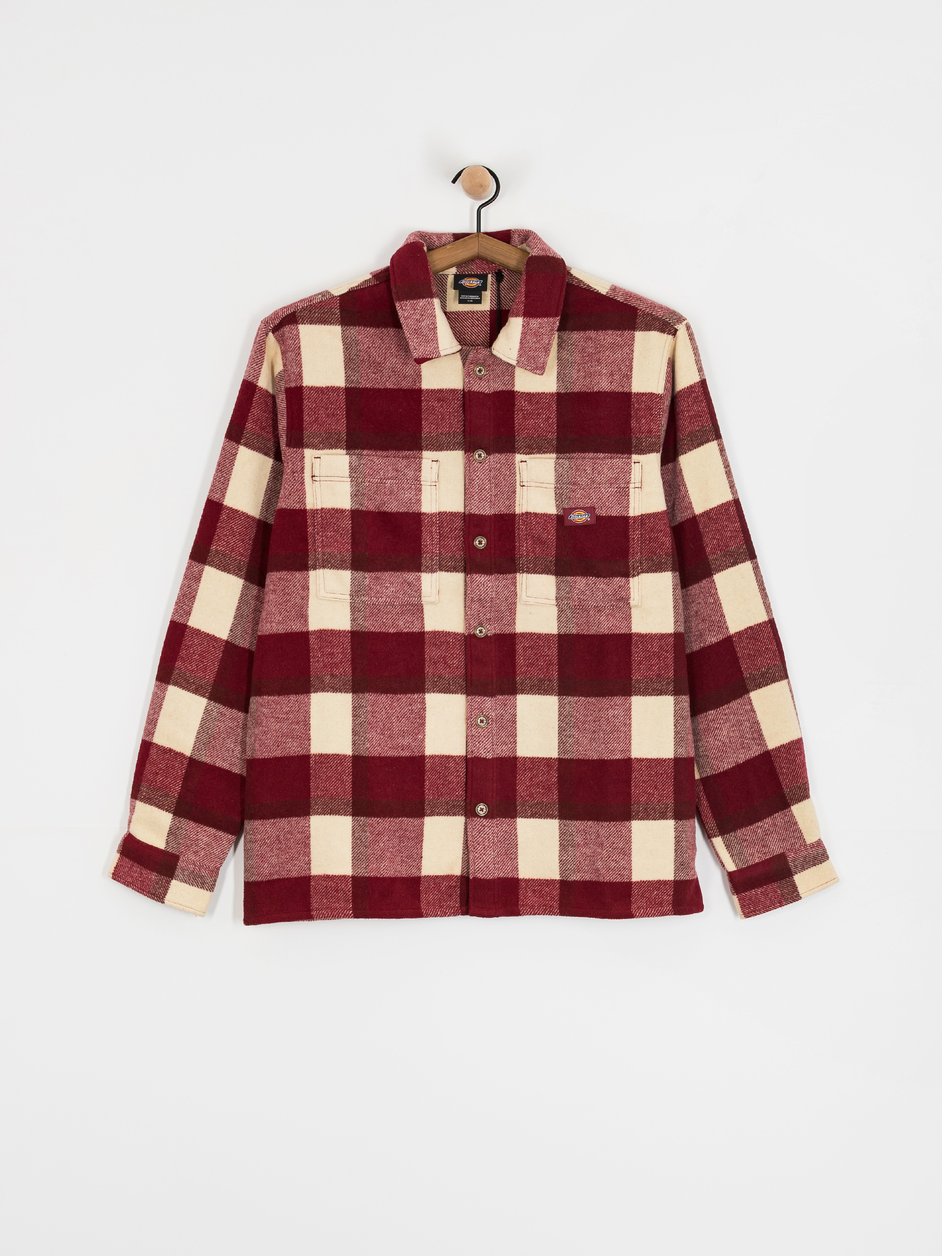 Košile Dickies Plaid Coaling (tibetan red)