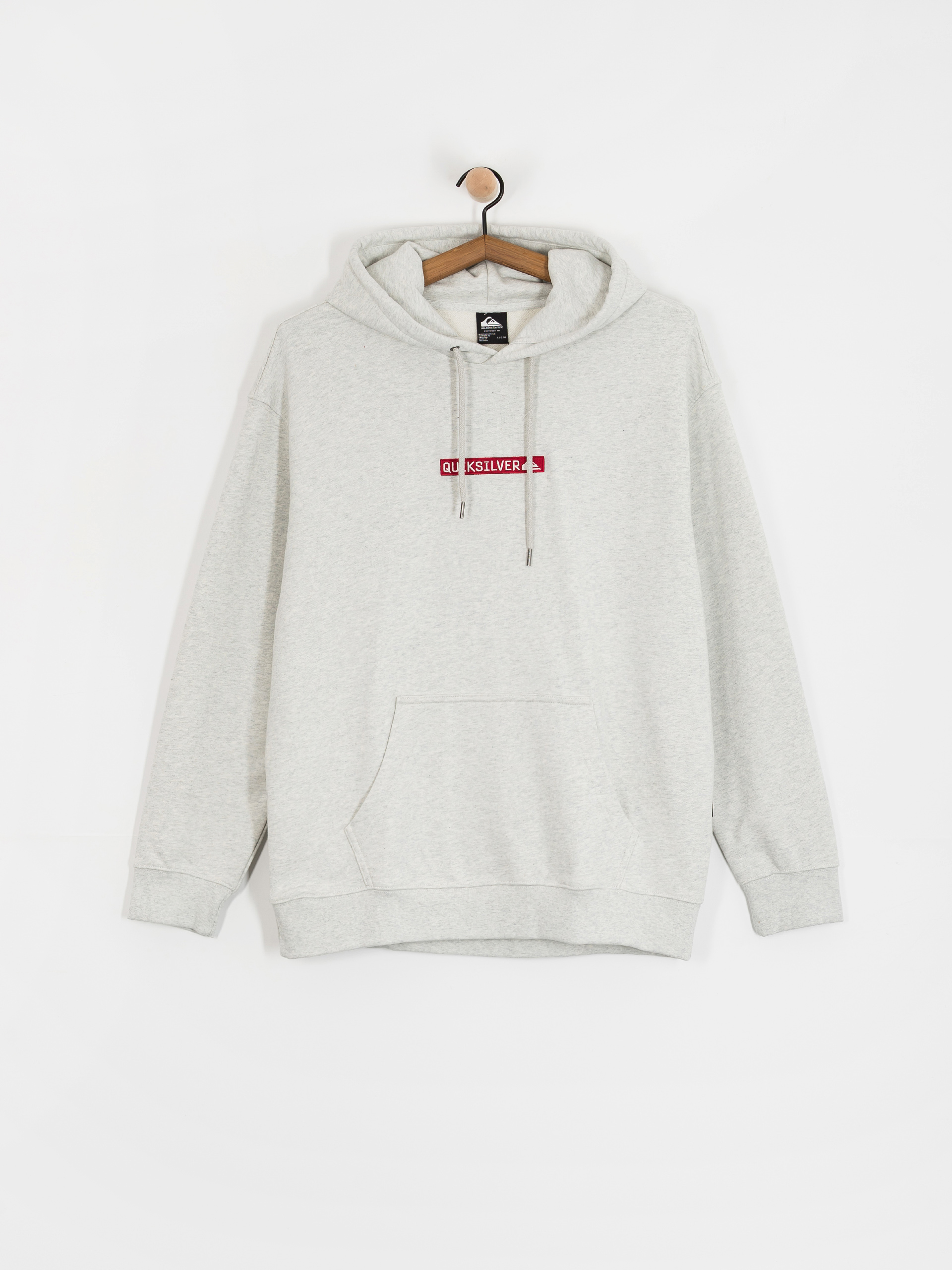Mikina s kapucí Quiksilver Dna HD (light grey heather)