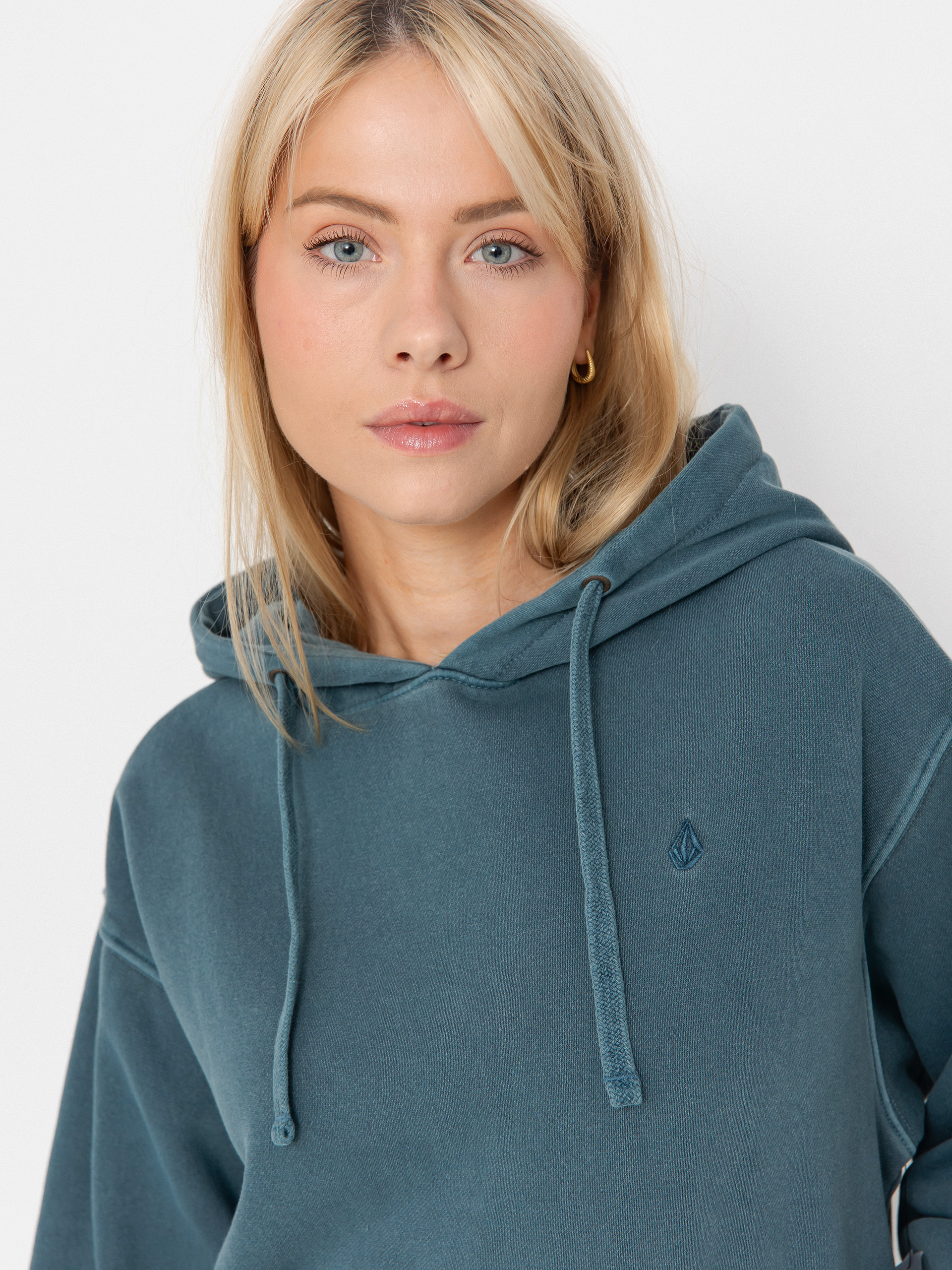 Mikina s kapucí Volcom Stone Soft HD Wmn (emerald green)