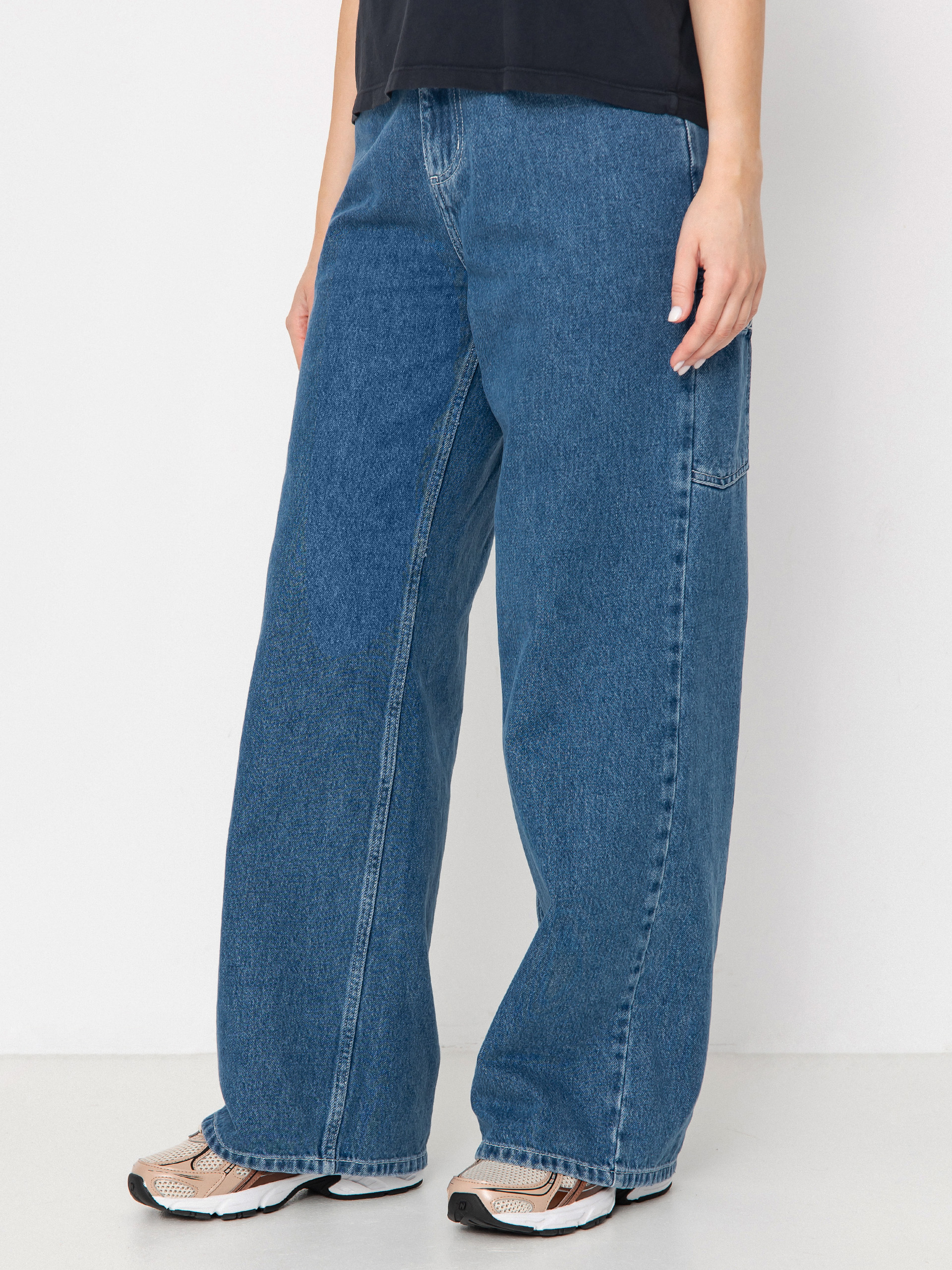 Kalhoty Carhartt WIP Jens Wmn (blue)