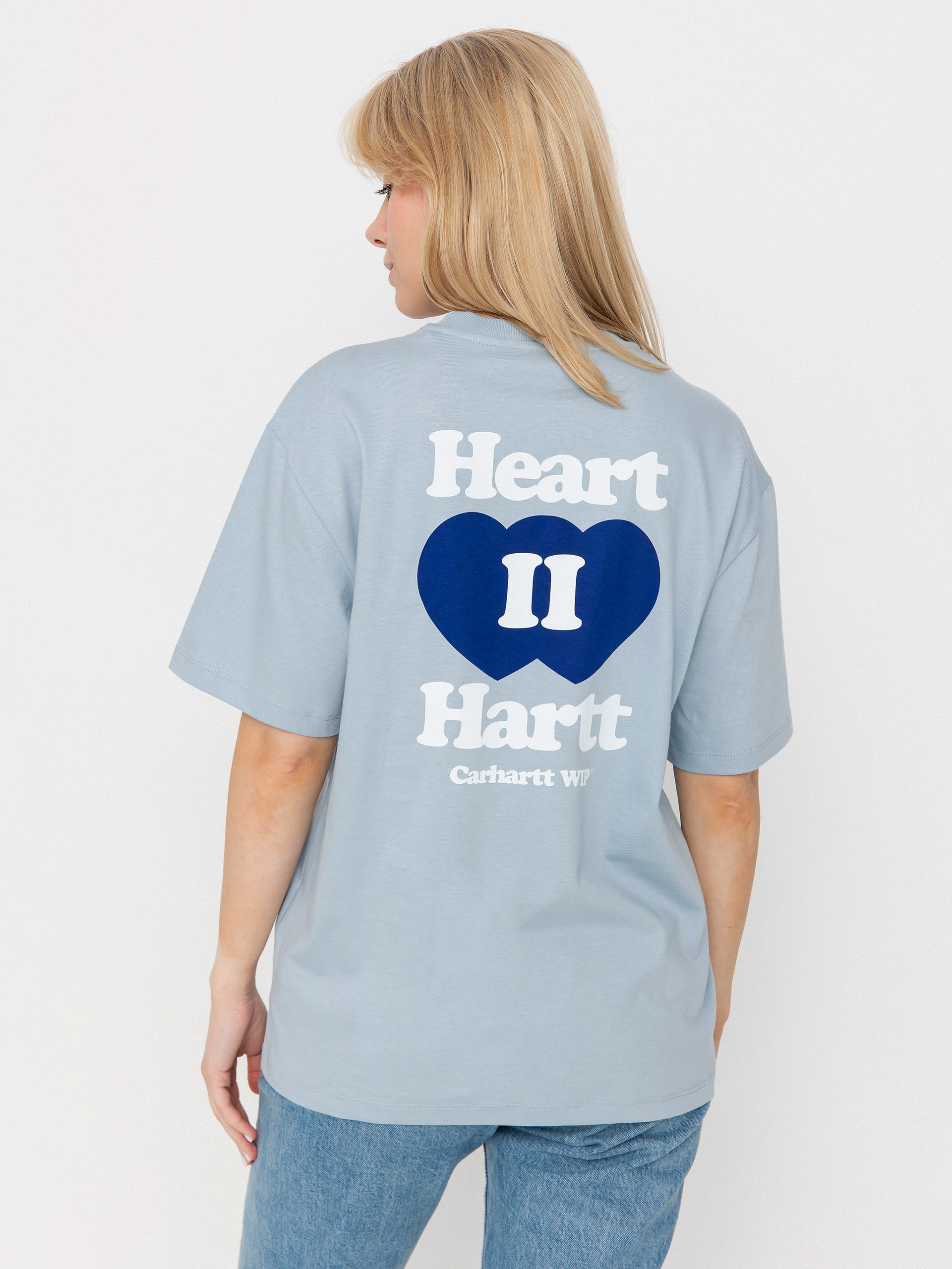 Triu010dko Carhartt WIP Heart II Hartt Wmn (blue fog)