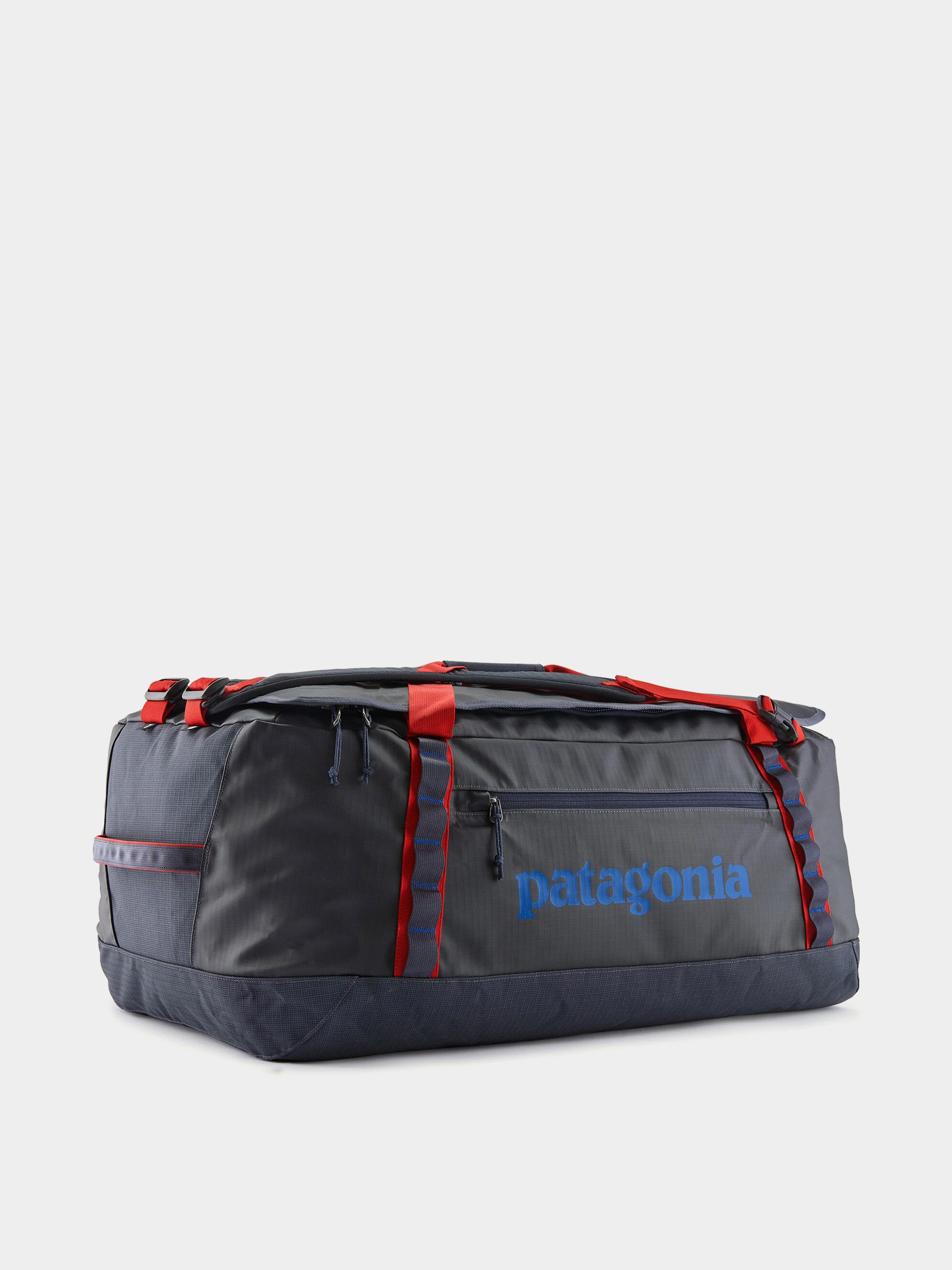 Taška Patagonia Black Hole Duffel 70L (smolder blue w/amanita red)
