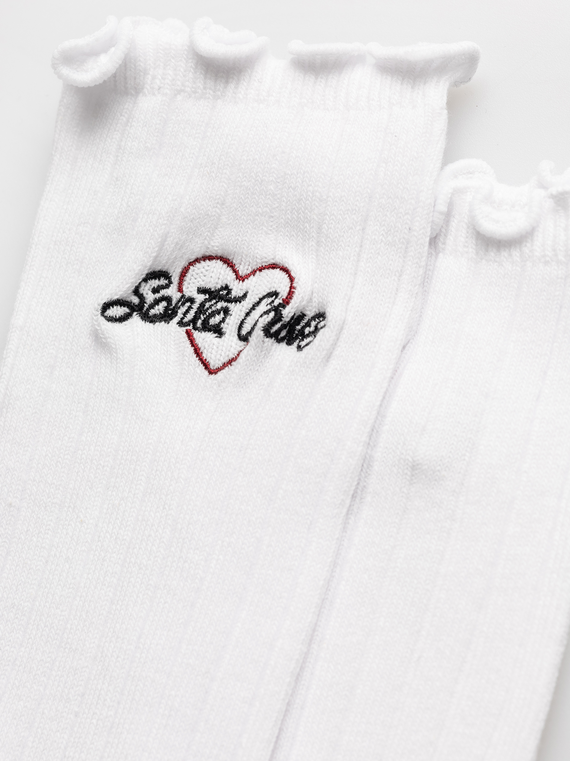 Ponožky Santa Cruz Love Script Socks 2pk Wmn (black & white)