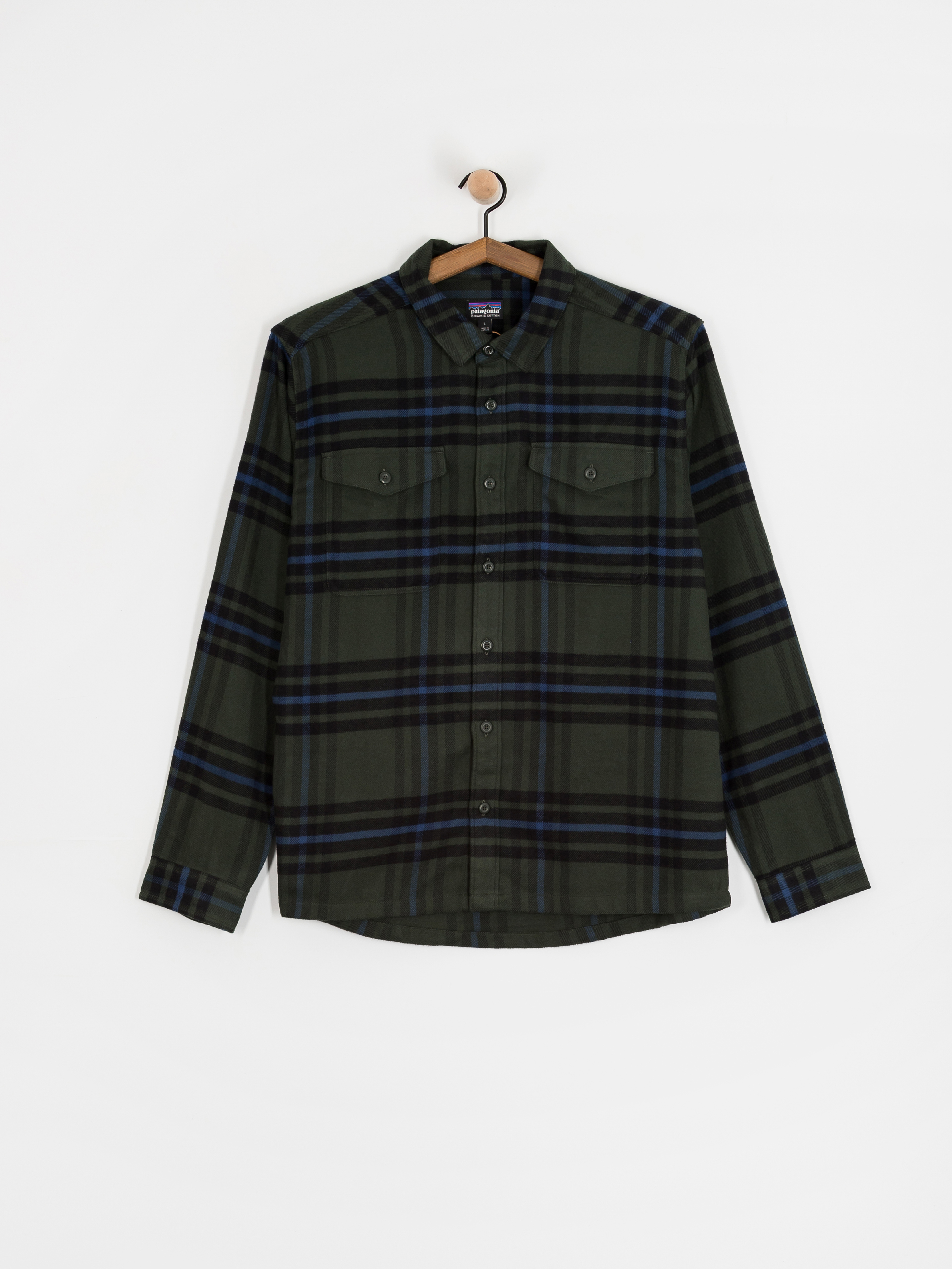 Košile Patagonia Fjord Flannel (catch old growth green)
