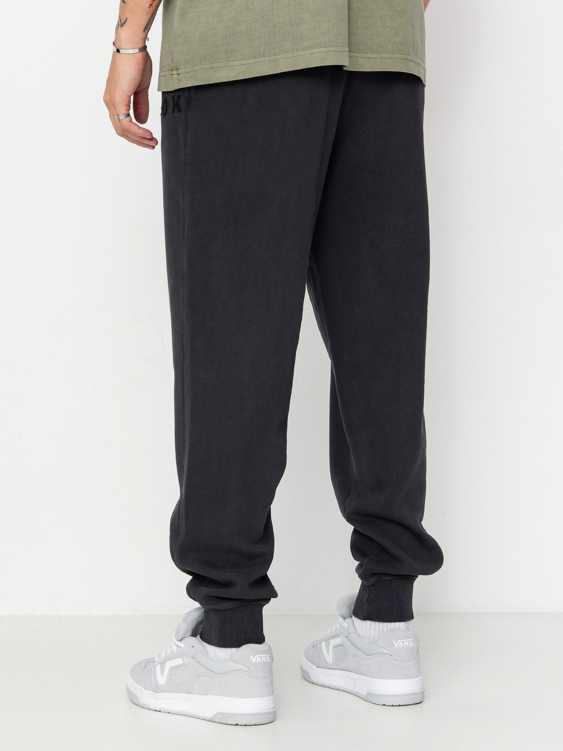 Kalhoty Fox Wordmark Fleece Jogger (black)
