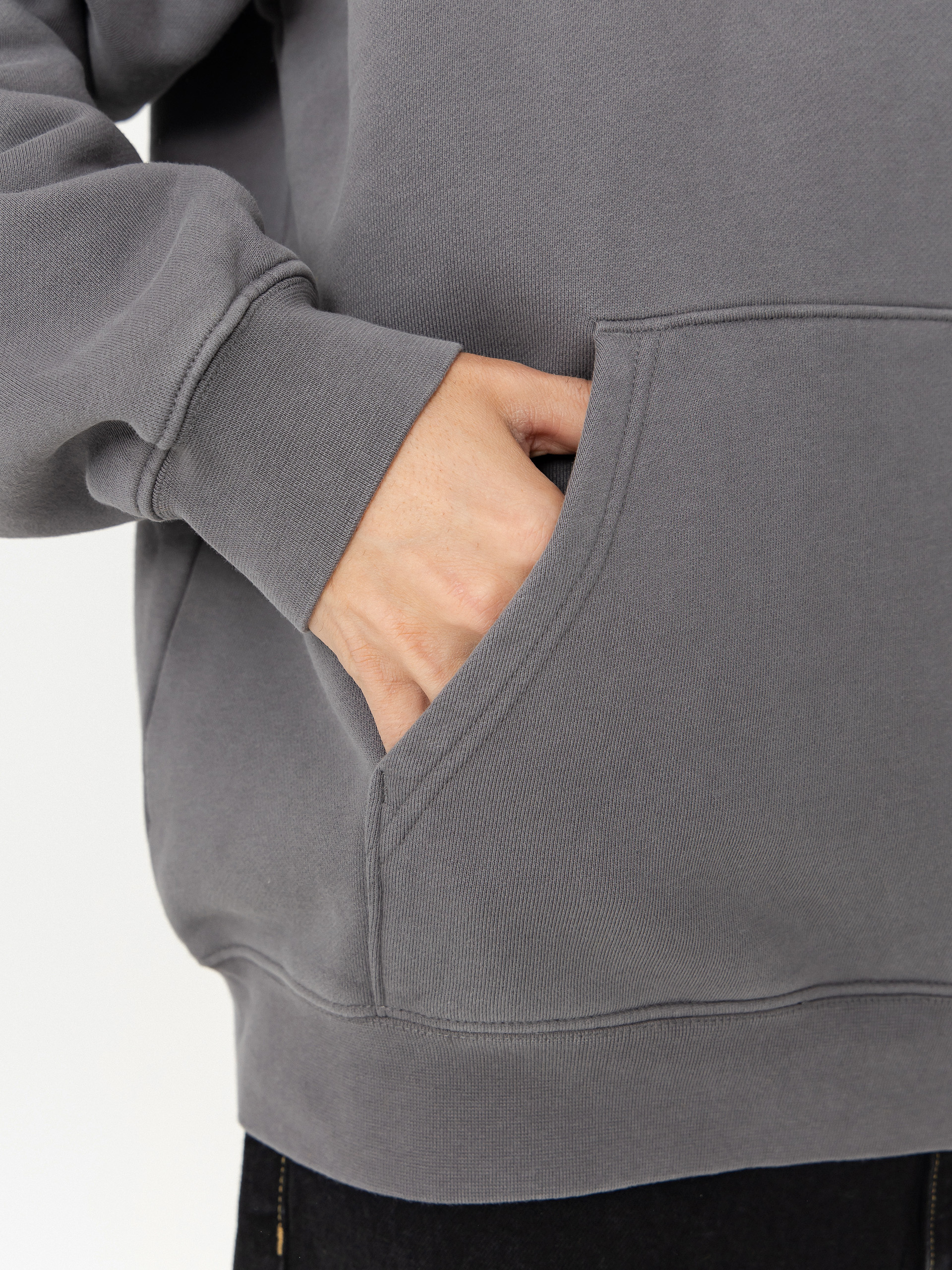 Mikina s kapucí Vans Earthbound Loose HD (mountain essentials asphalt)