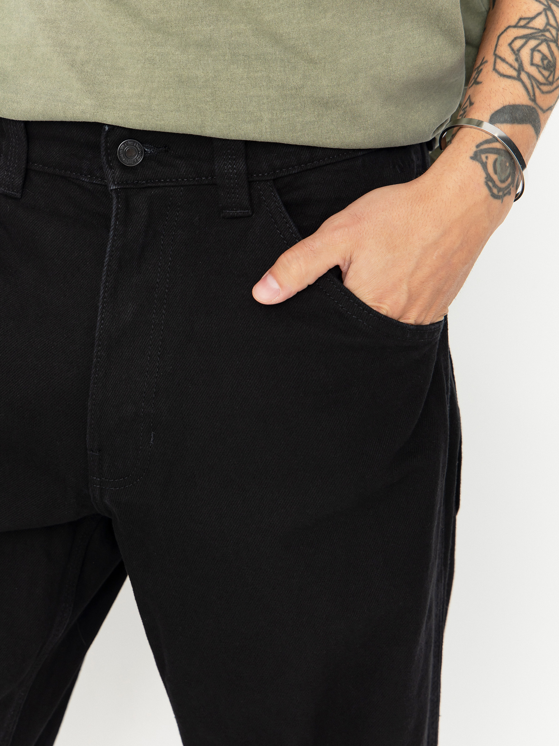 Kalhoty Vans Skate Check 5 Loose Denim (black denim)