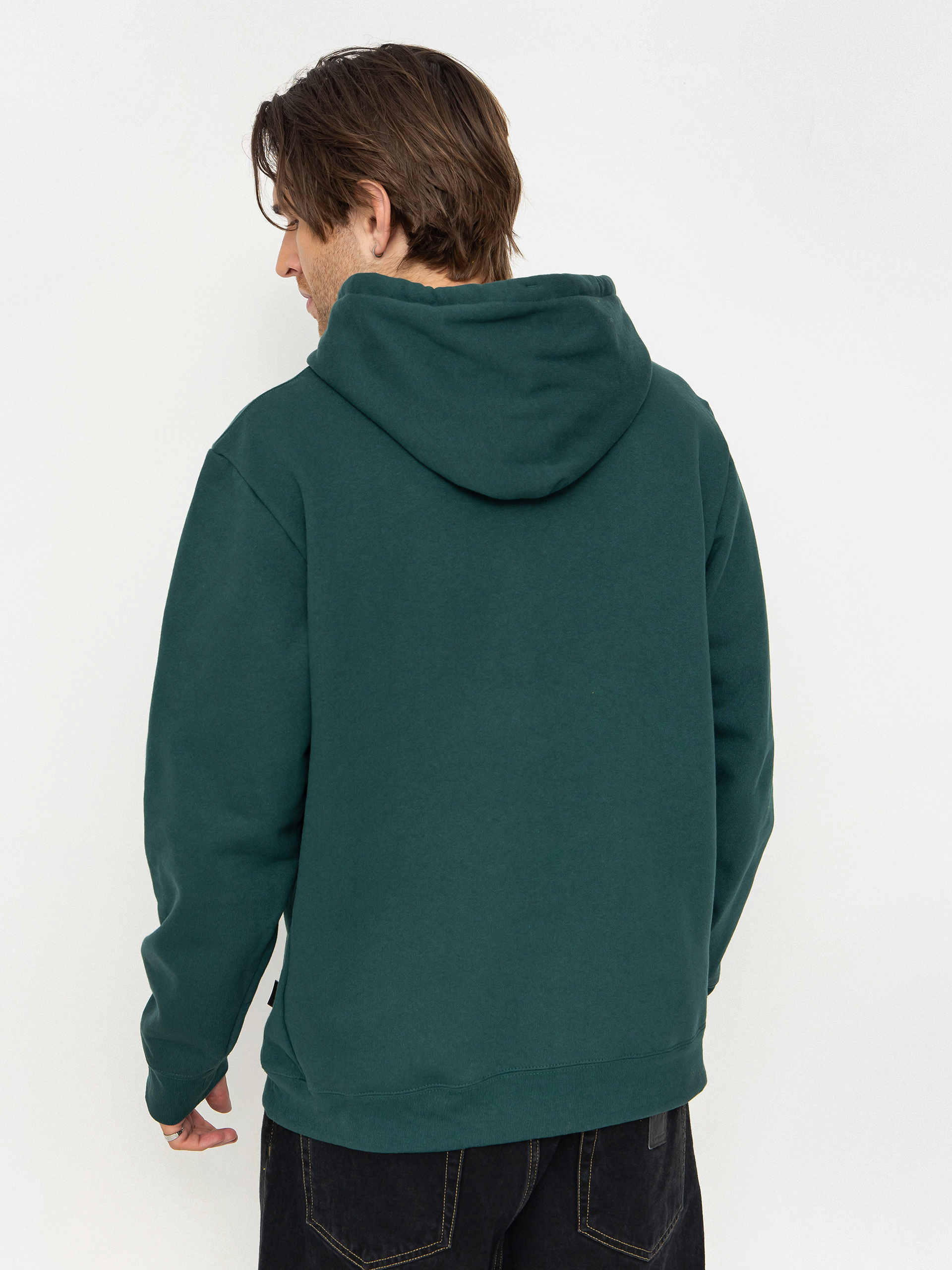 Mikina s kapucí Patagonia P 6 Logo Uprisal HD (cascade green)