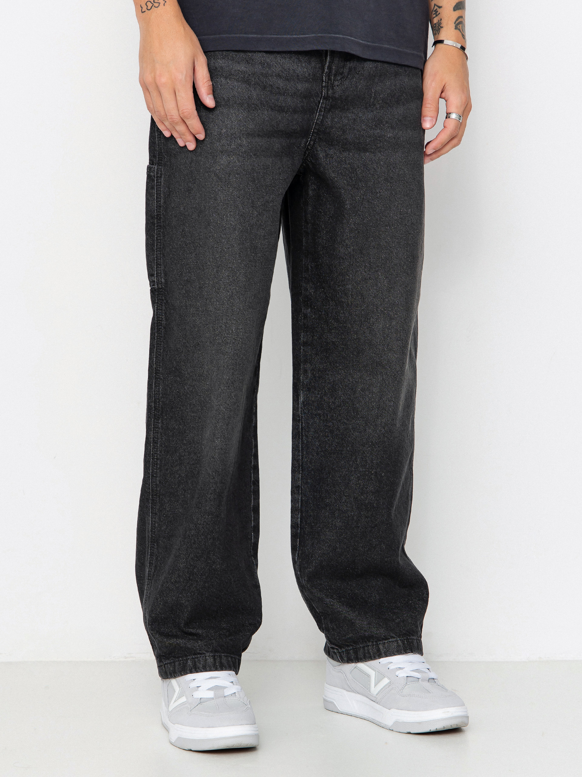 Kalhoty Dickies Madison Baggy (black wash faded)