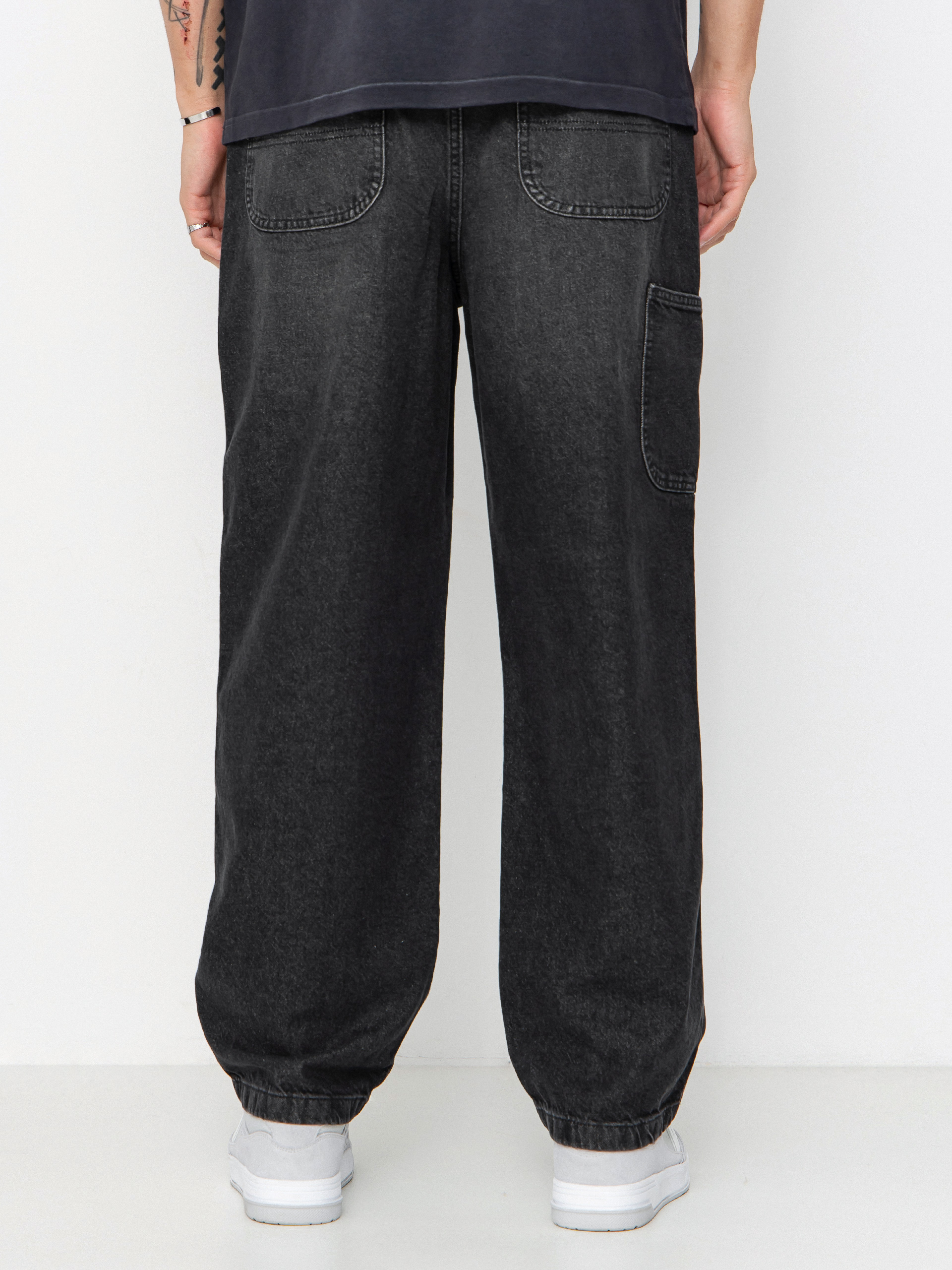 Kalhoty Dickies Madison Baggy (black wash faded)