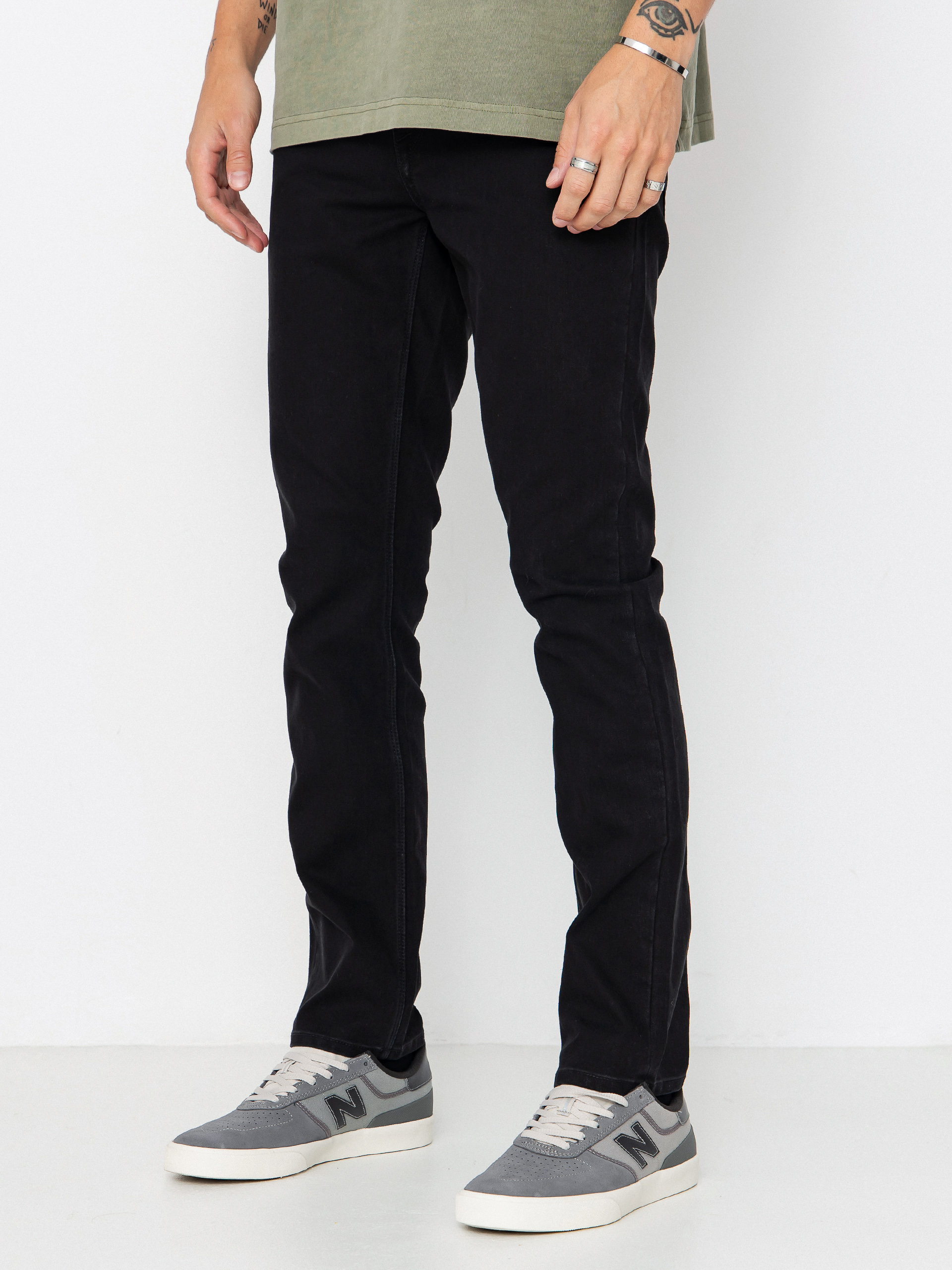 Kalhoty Volcom Vorta Denim (black out)