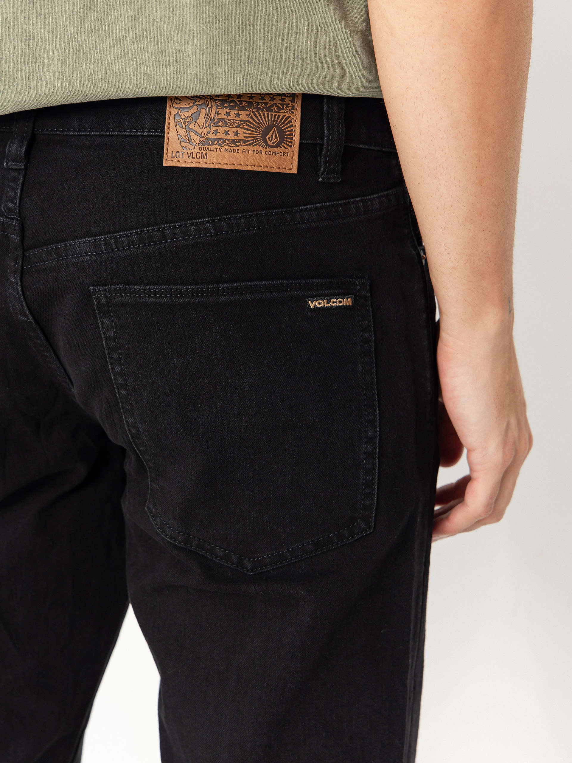 Kalhoty Volcom Solver Denim (black out)