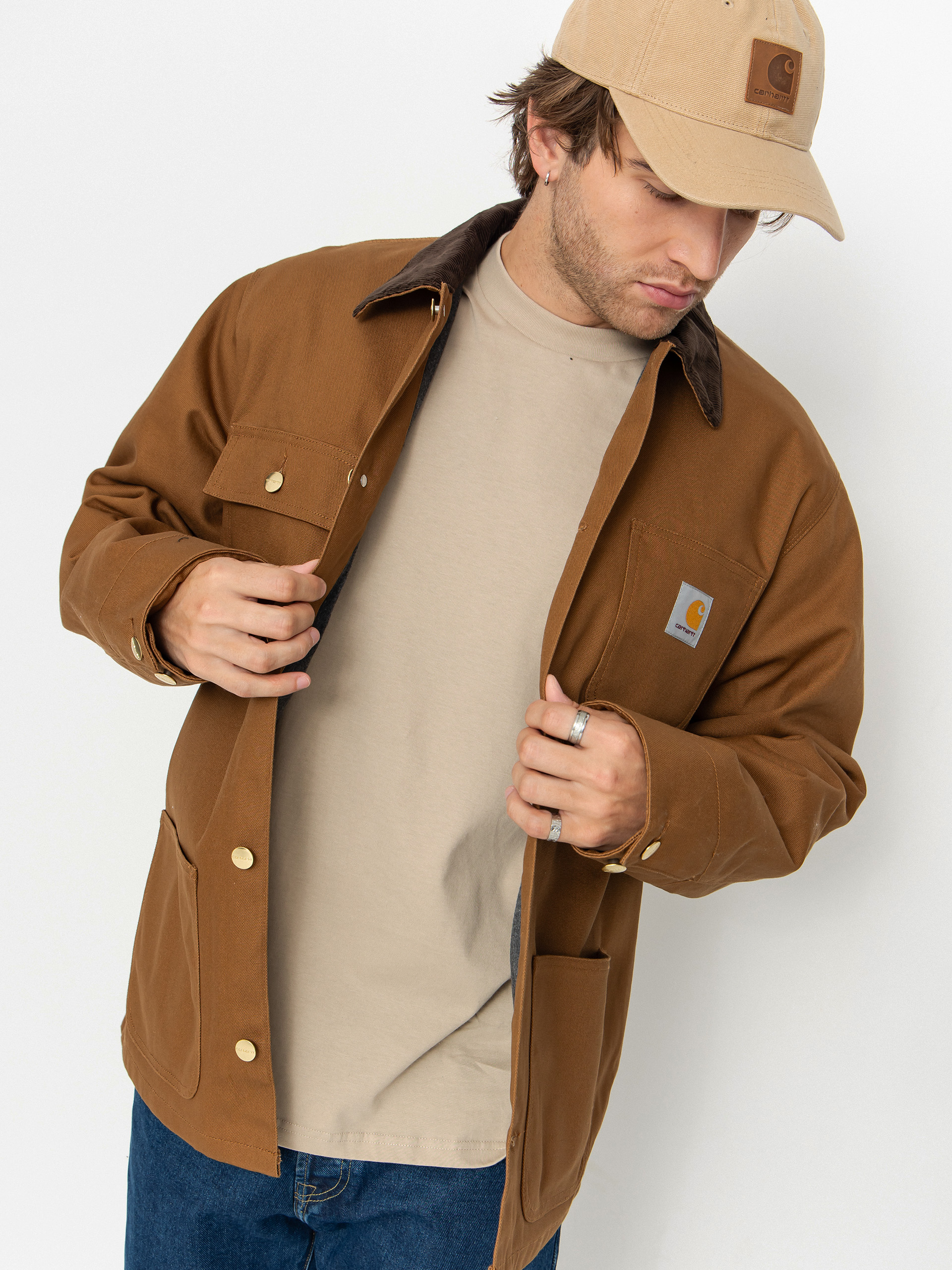 Bunda Carhartt WIP Michigan Coat (hamilton brown/tobacco/rigid)