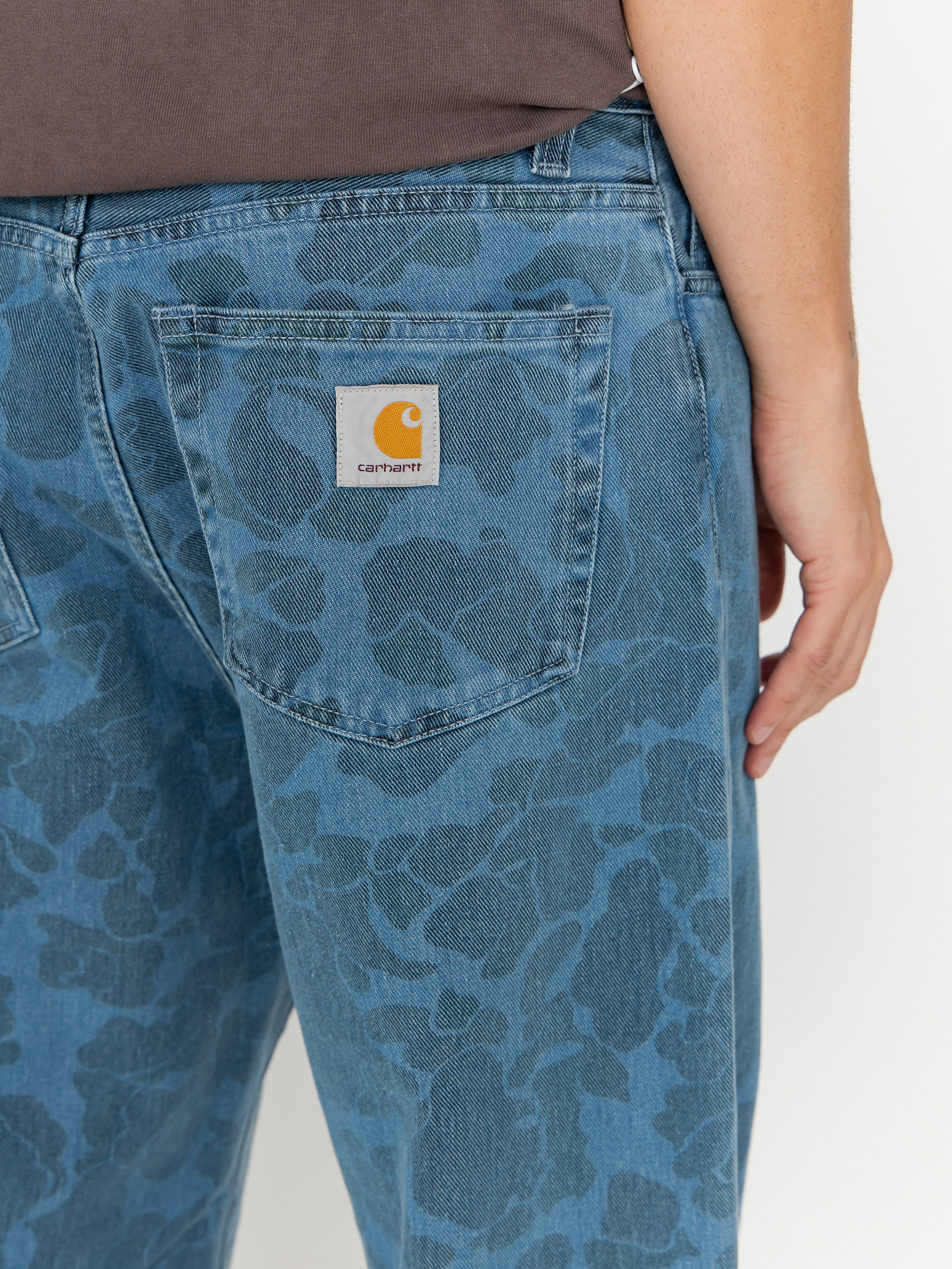 Kalhoty Carhartt WIP Duck Landon (camo duck/blue/bleached)