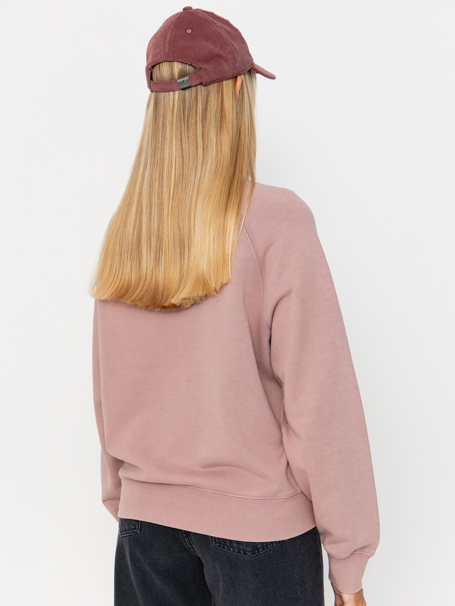 Mikina Carhartt WIP Hudson Wmn (daphne/chalk wash)