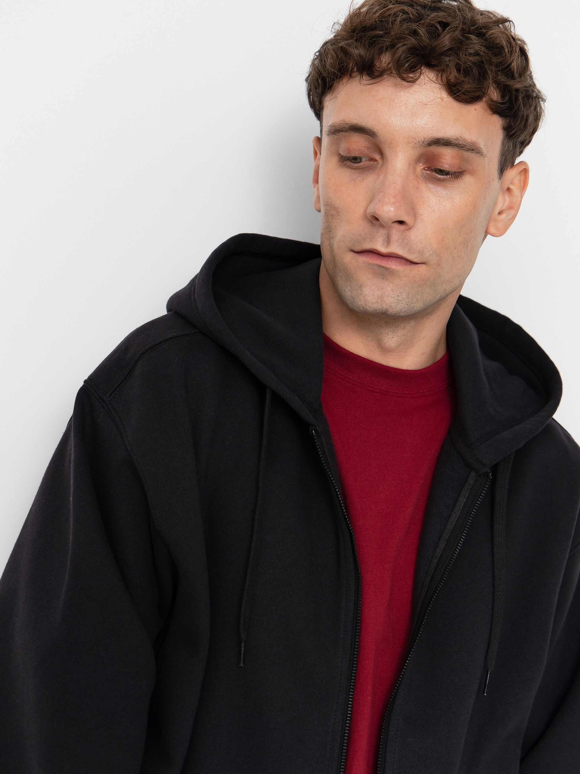 Mikina s kapucí Vans Skate Atiba Haze ZHD (black)