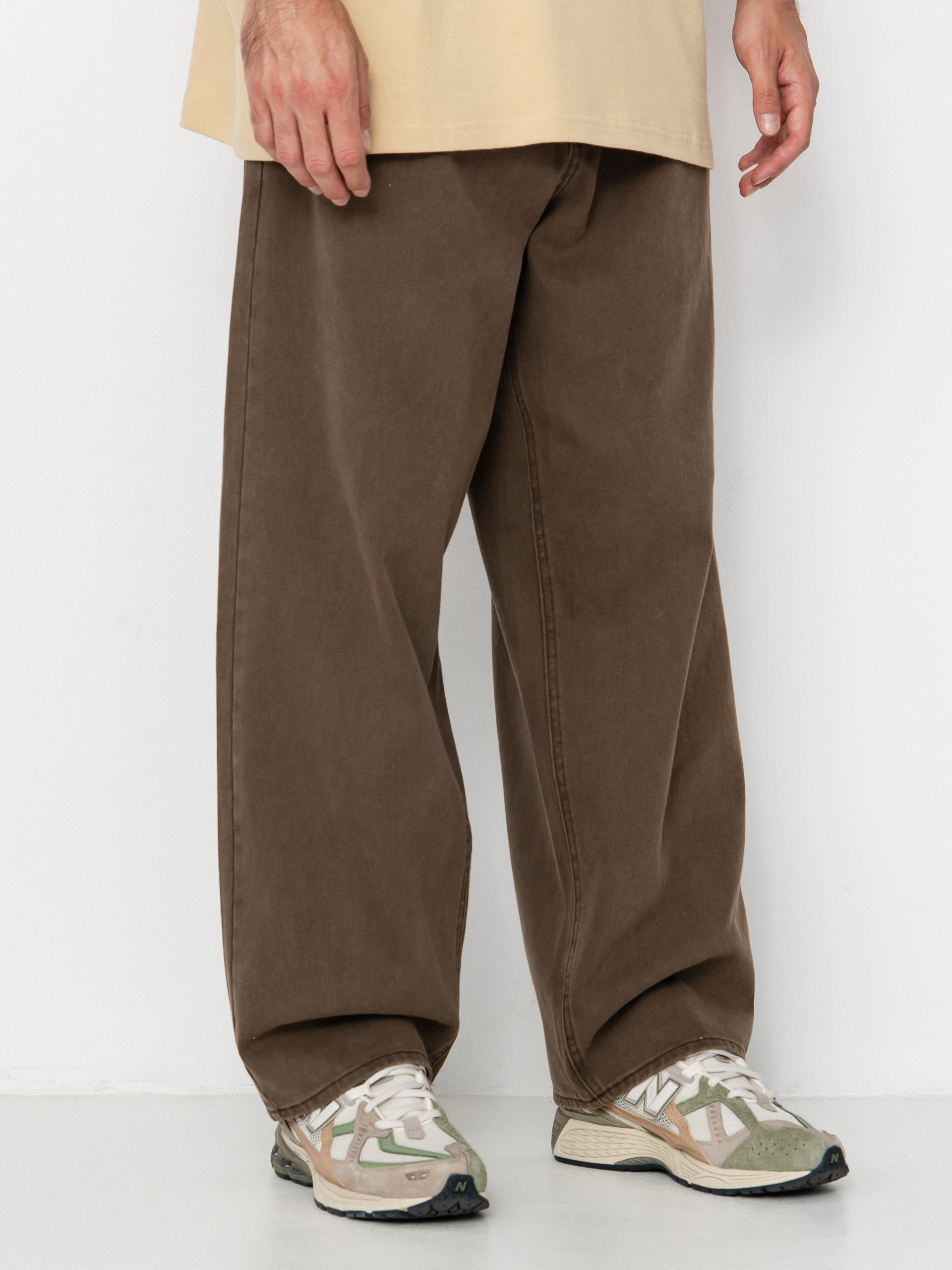 Kalhoty OBEY Bigwig Baggy Denim (wren faded wash)