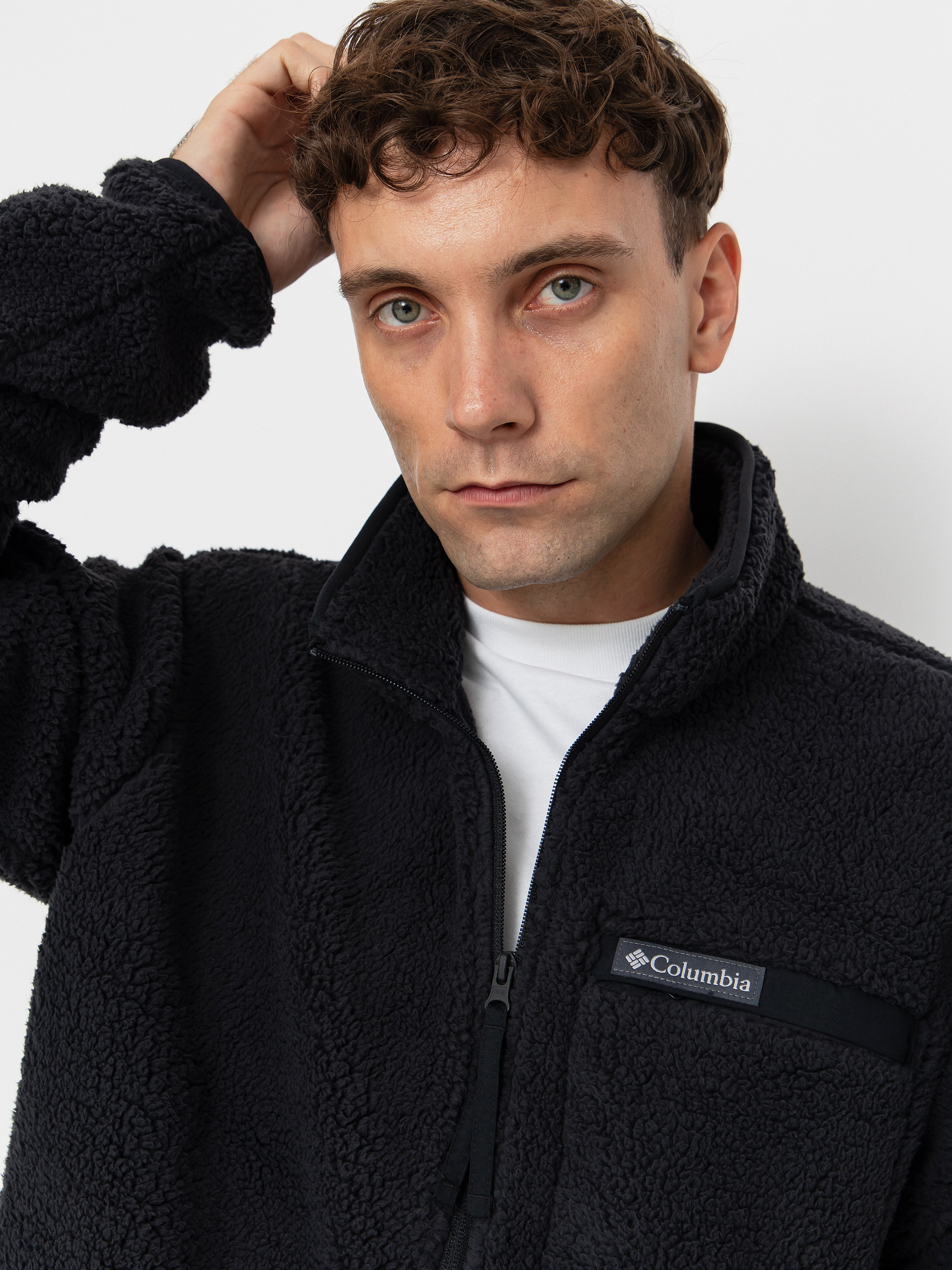 Pánský Fleecová mikina Columbia Rugged Ridge High Pile Full Zip (black)