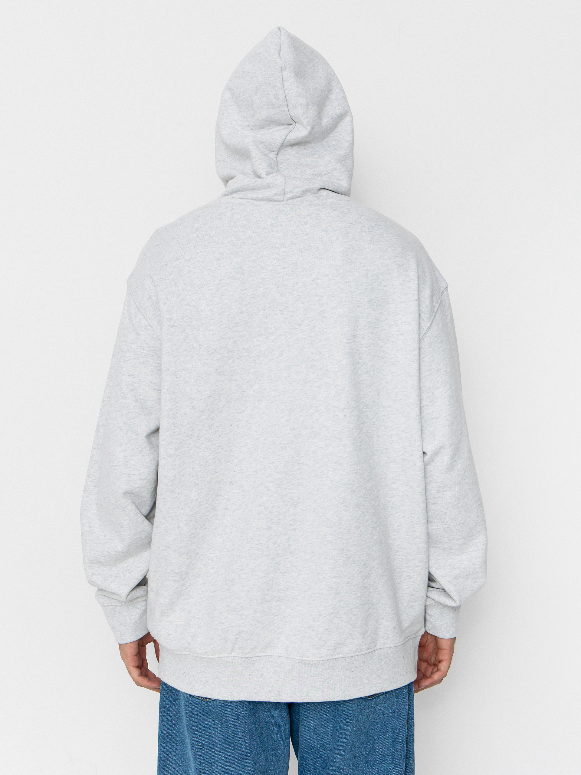 Mikina s kapucí Quiksilver Dna HD (light grey heather)