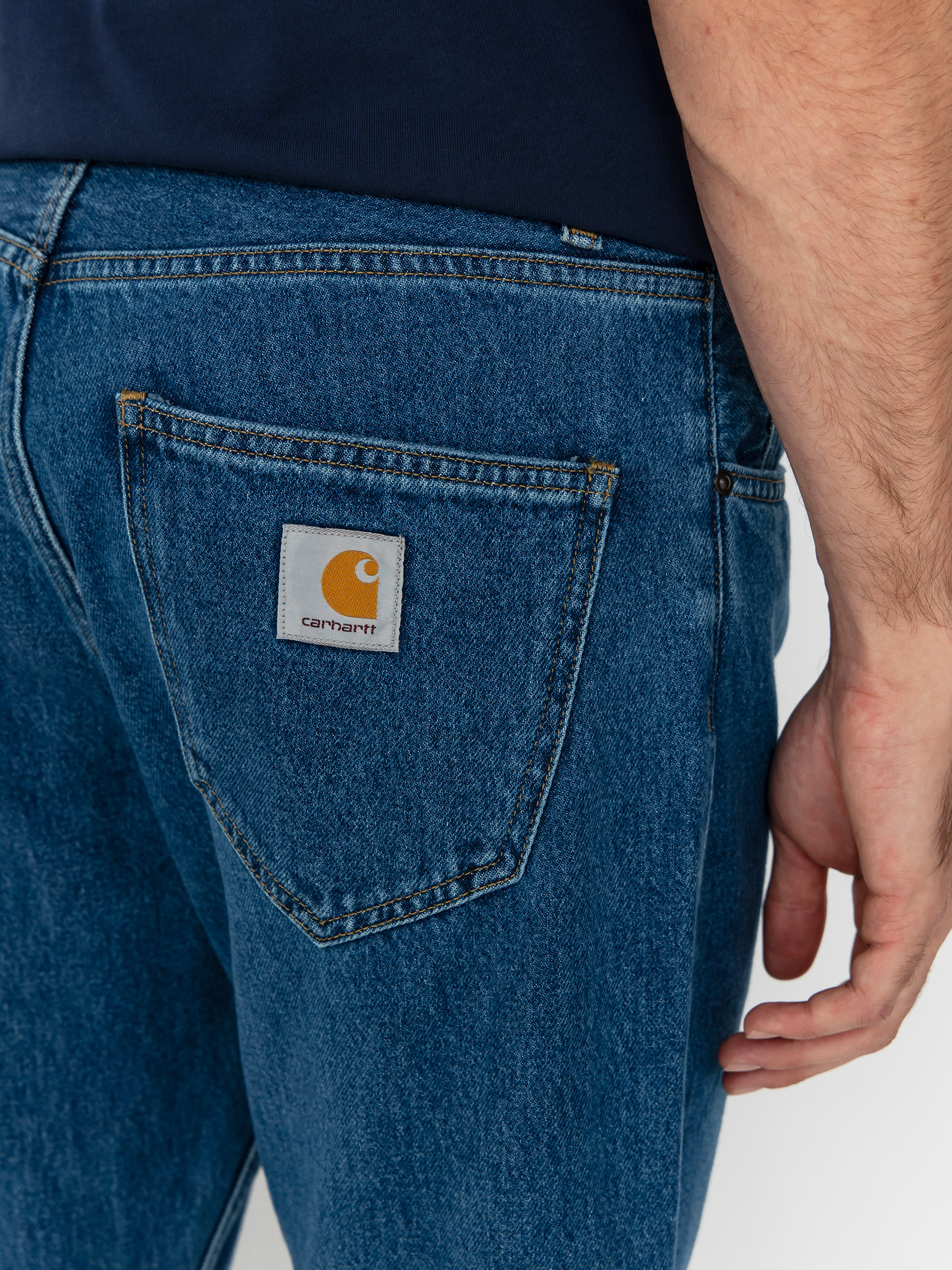 Kalhoty Carhartt WIP Nolan (blue)