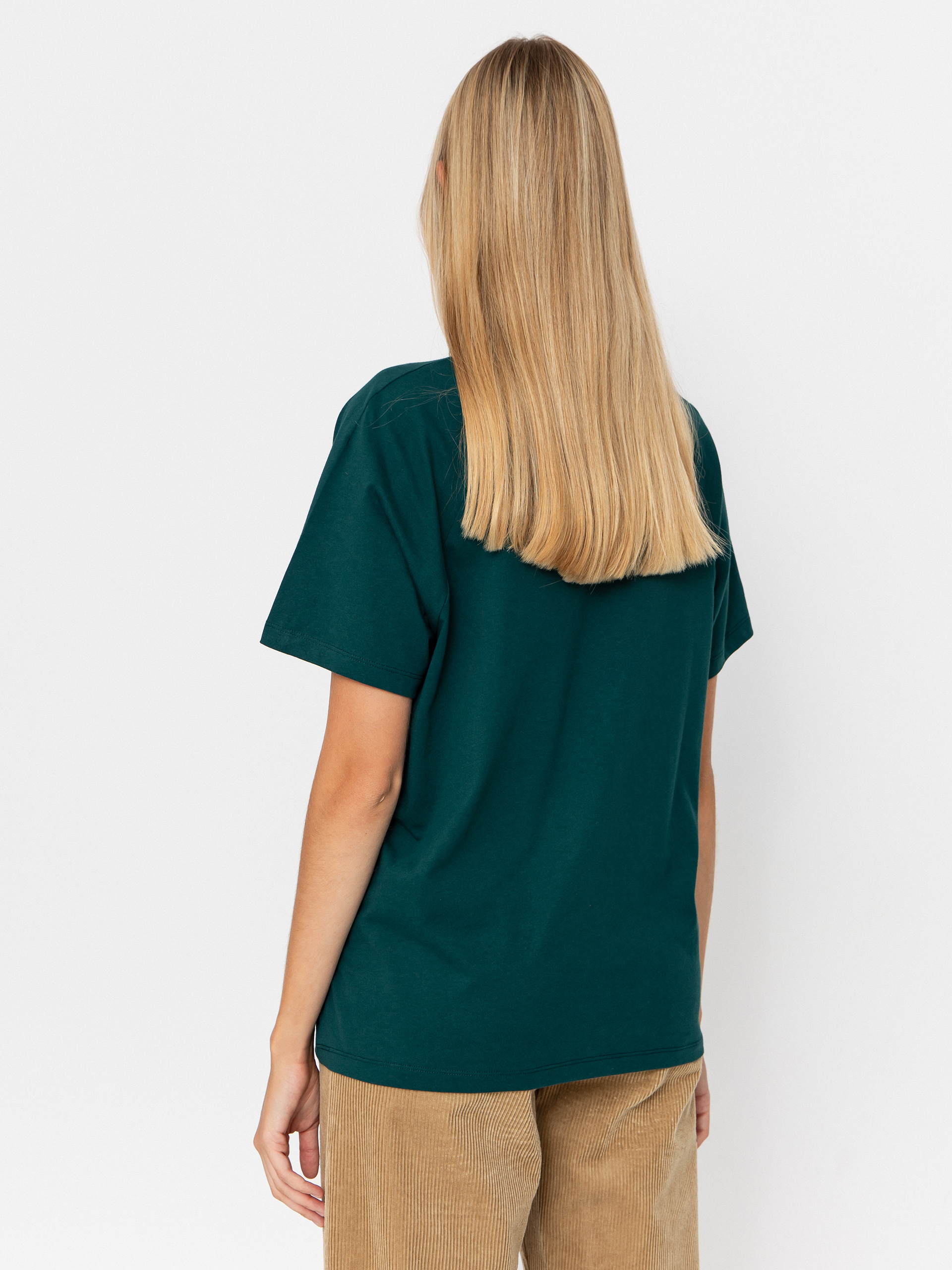 Tričko Carhartt WIP Signature Wmn (dark fir/glassy pink)