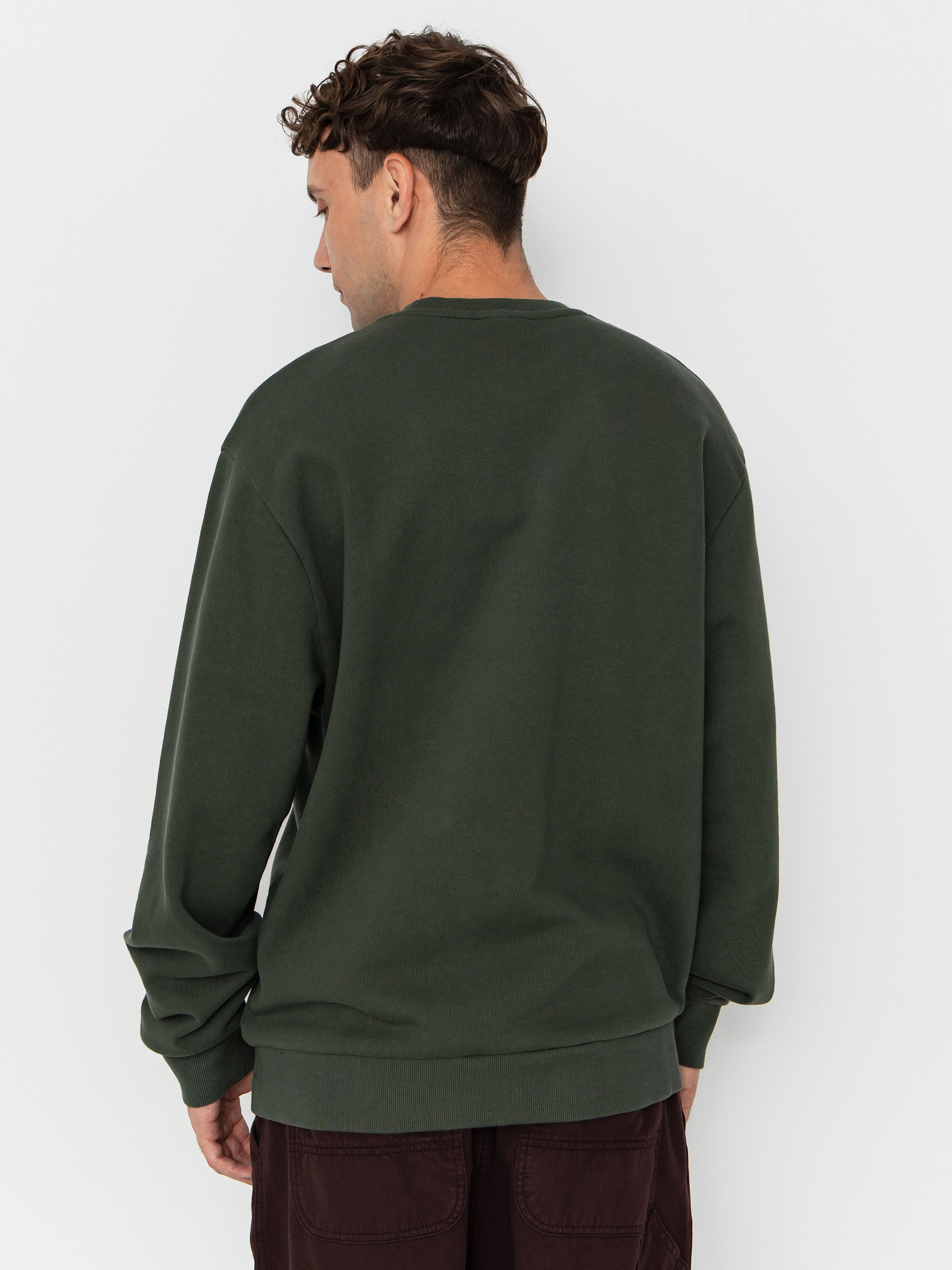 Mikina Carhartt WIP Script Embroidery (opuntia/white)