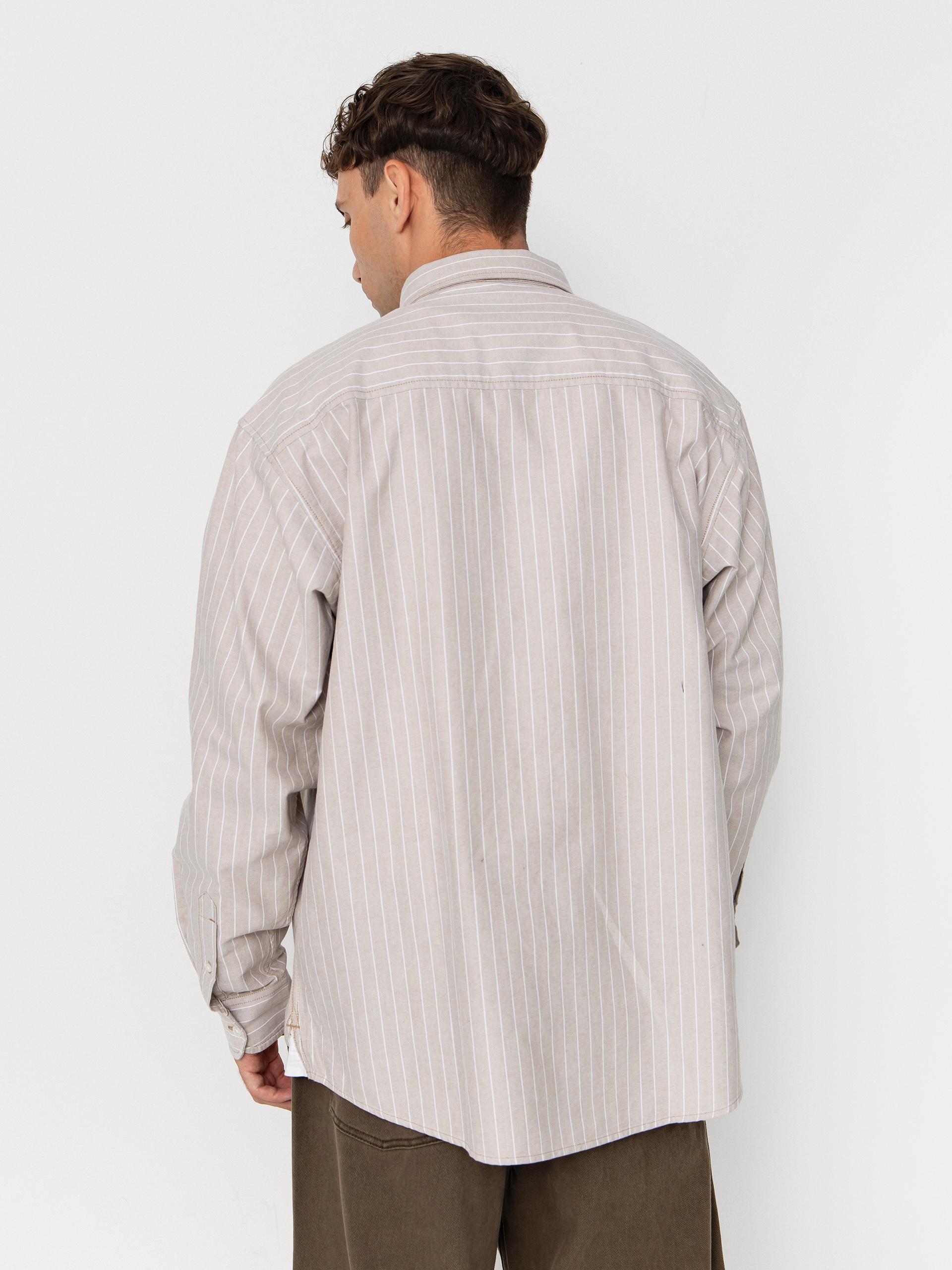 Košile Carhartt WIP Cassel (cassel stripe/peanut/white)