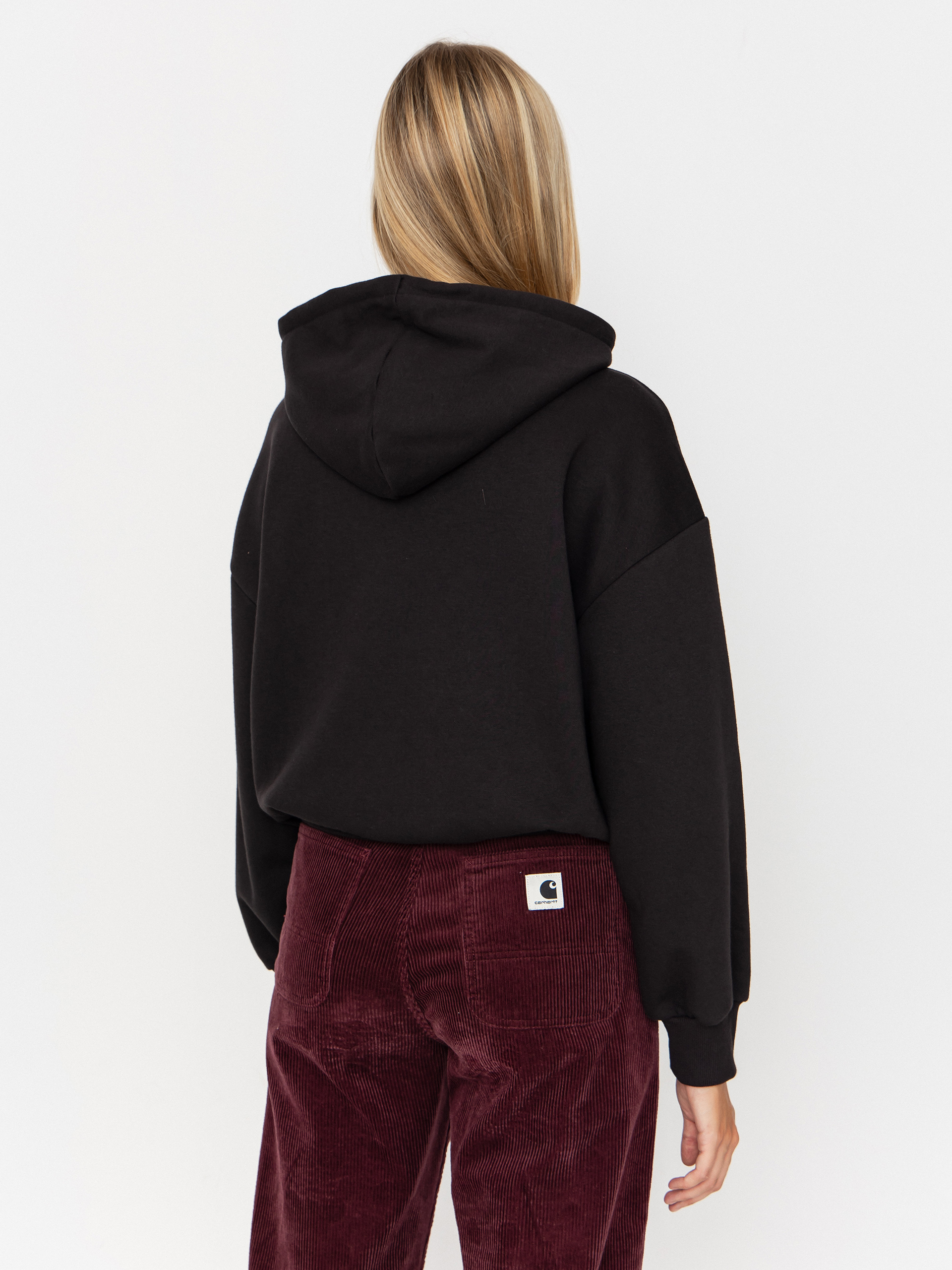 Mikina s kapucí Vans Outer Ring Retro HD Wmn (black)