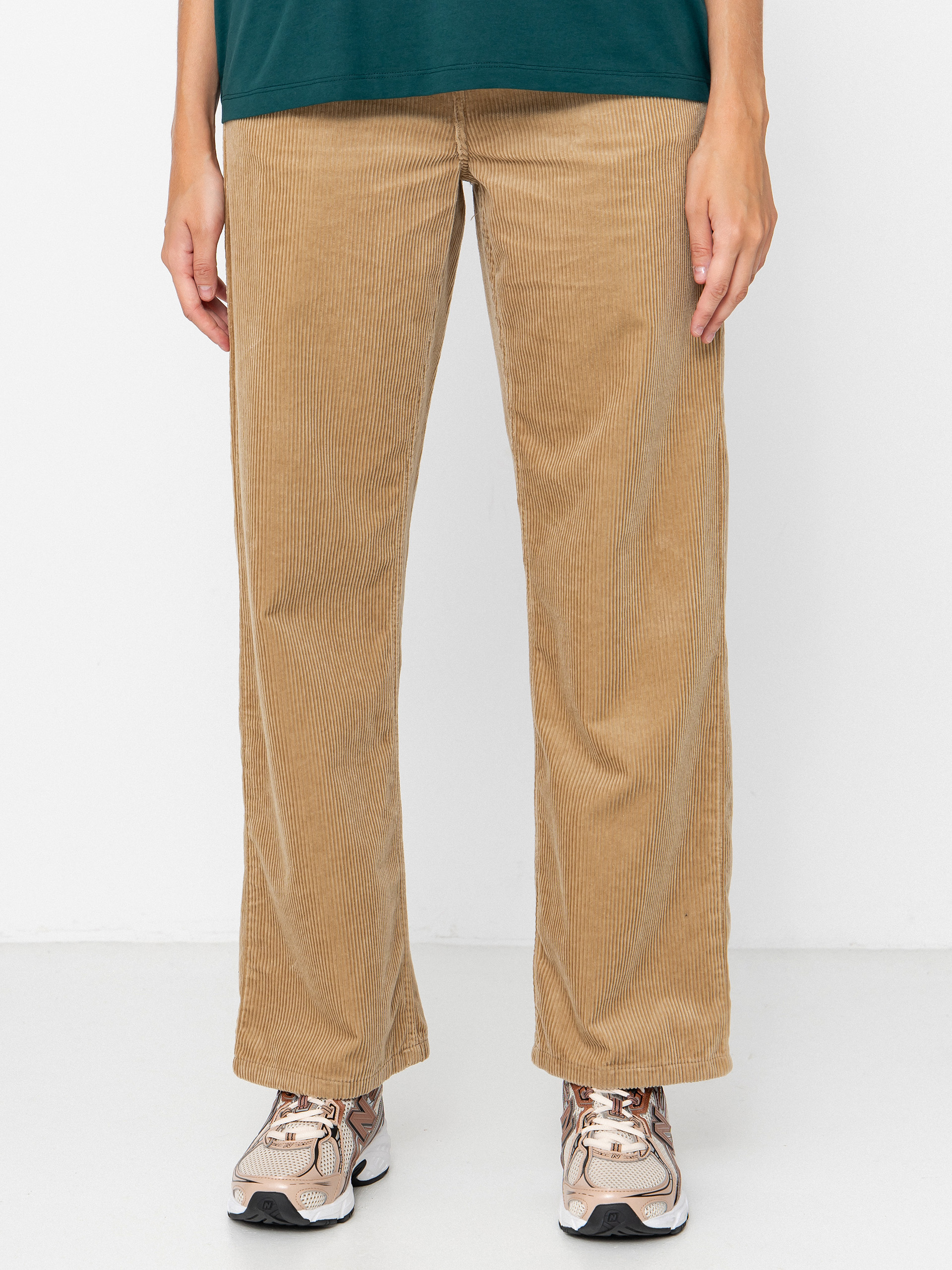 Kalhoty Carhartt WIP Simple Wmn (leather/rinsed)